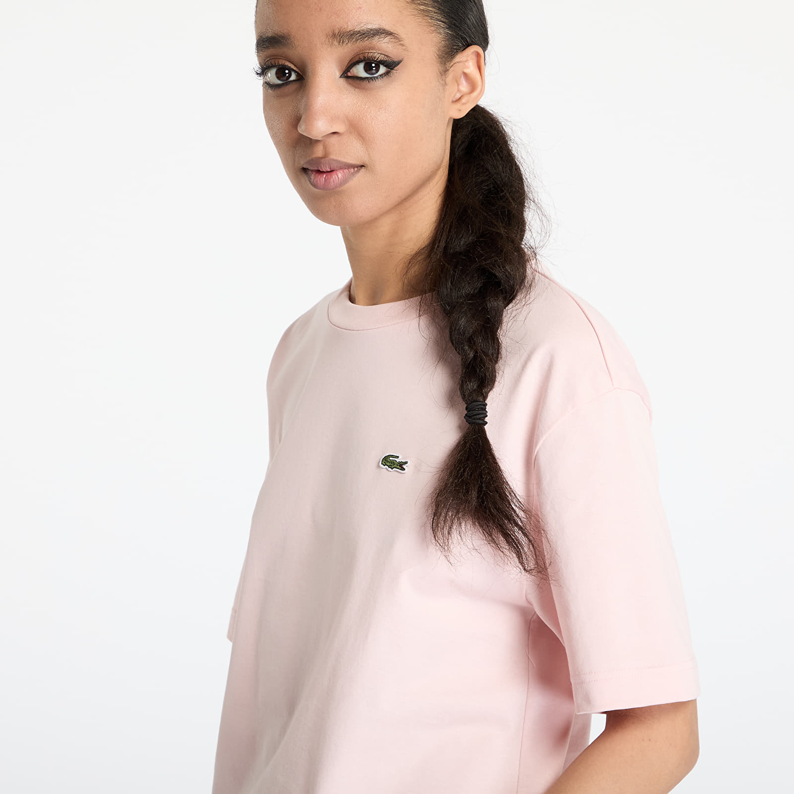 T-shirts LACOSTE Soft Cotton T-shirt Rose Pale