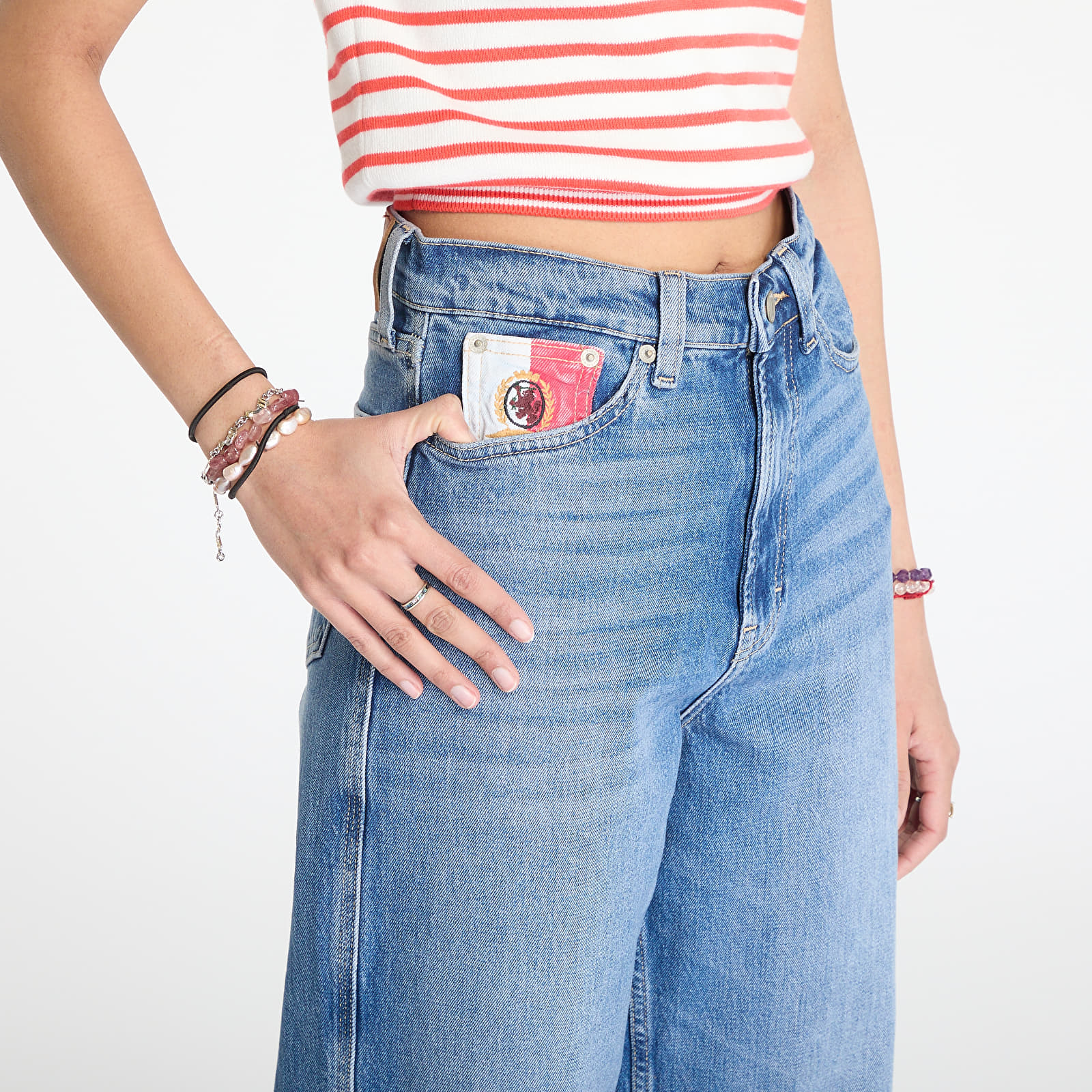 Women's jeans Tommy Jeans Claire High Rise Wide Jeans Denim Medium