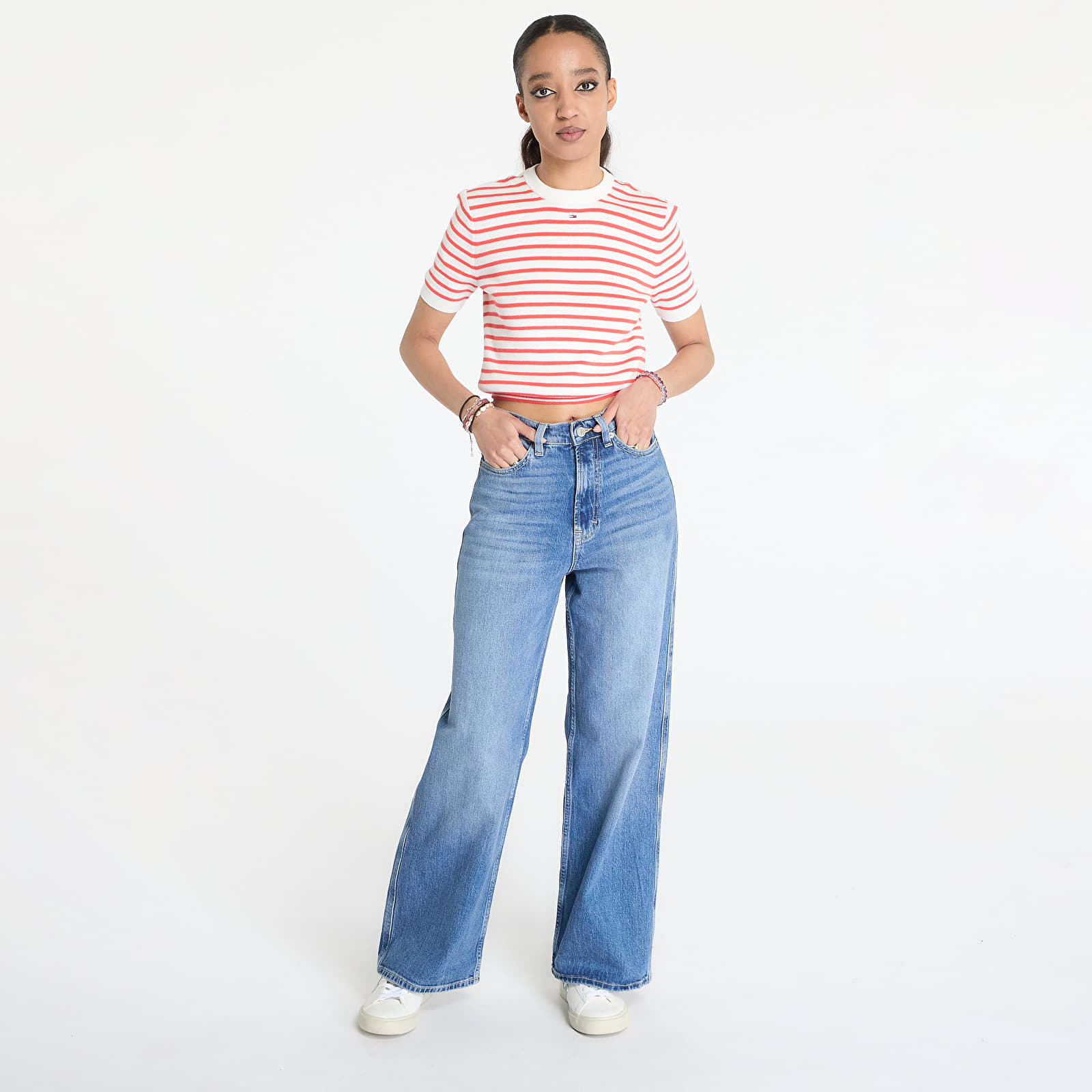 Women's jeans Tommy Jeans Claire High Rise Wide Jeans Denim Medium