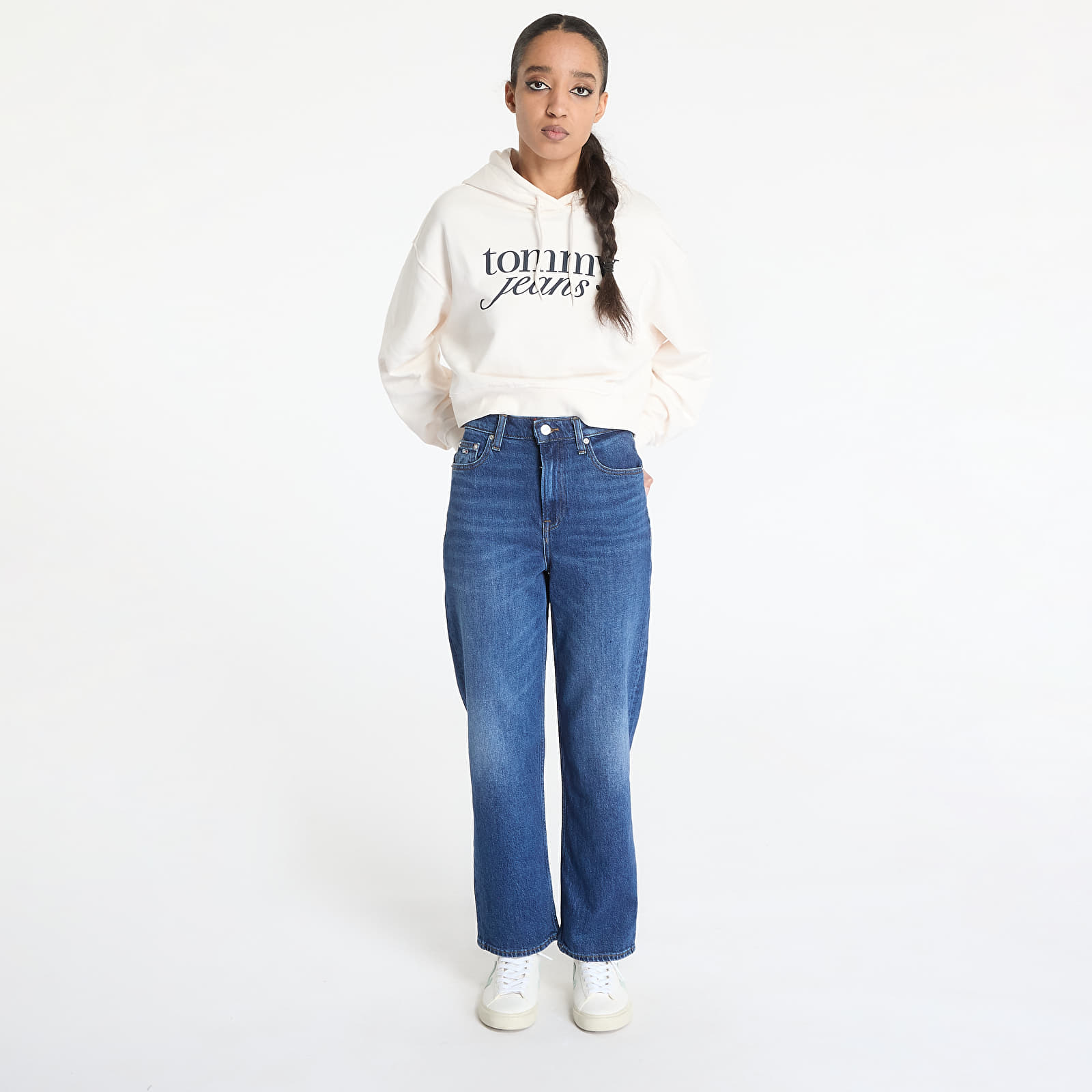 Ženske kavbojke Tommy Jeans Layla High Rise Slim Straight Jeans Denim