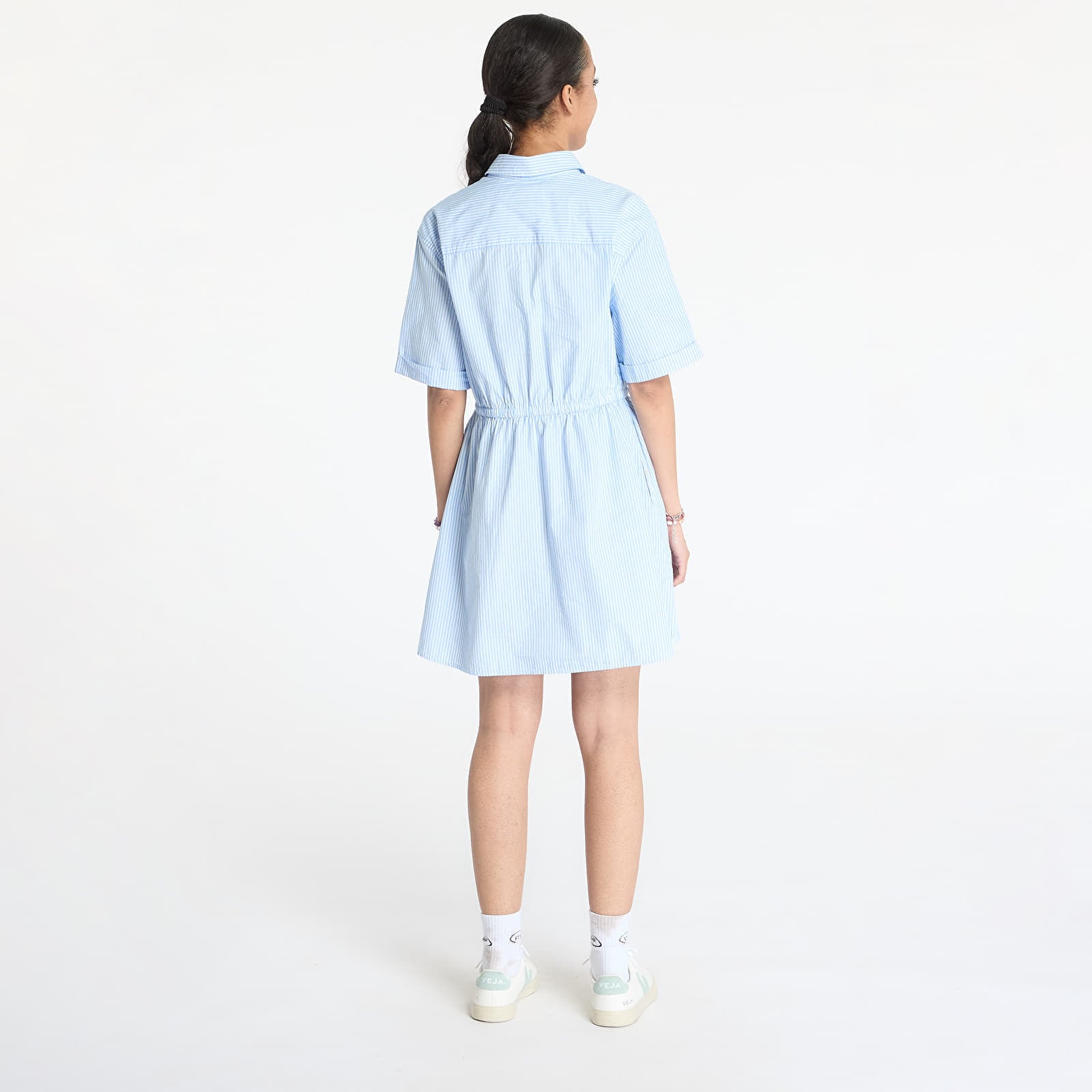 Φόρεμα Tommy Jeans Mini Stripe Shirt Blue S
