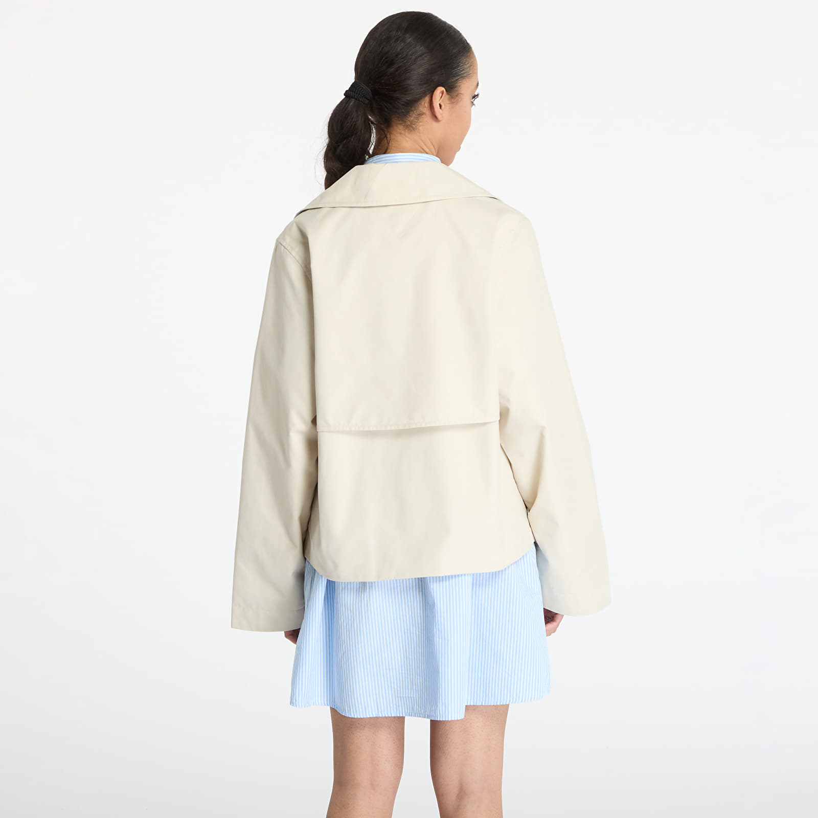 Chaquetas de mujer Tommy Jeans Short Trench Jacket Beige