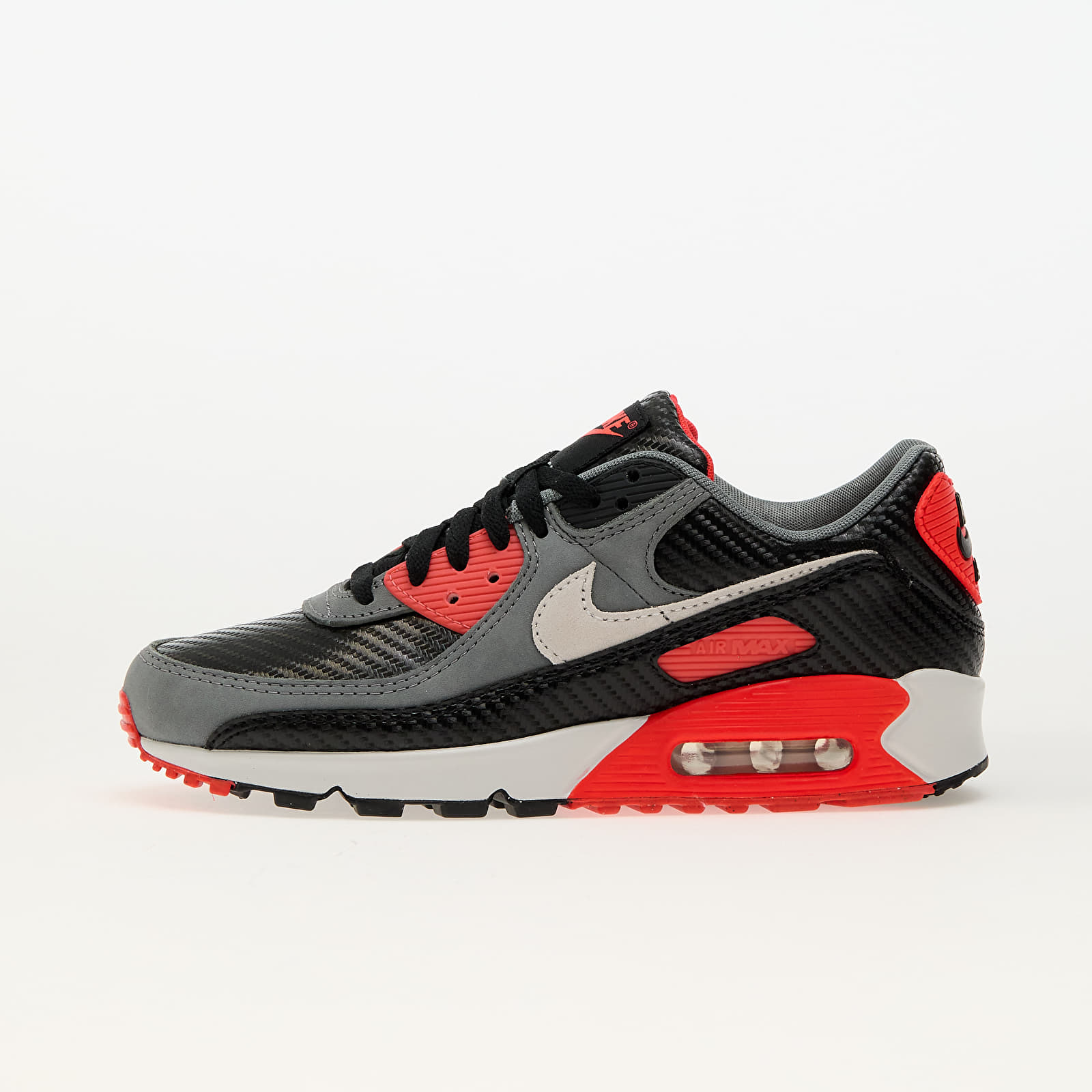 Meeste tossud ja kingad Nike Air Max 90 Prm Black/ Photon Dust-Cool Grey-Brt Crimson