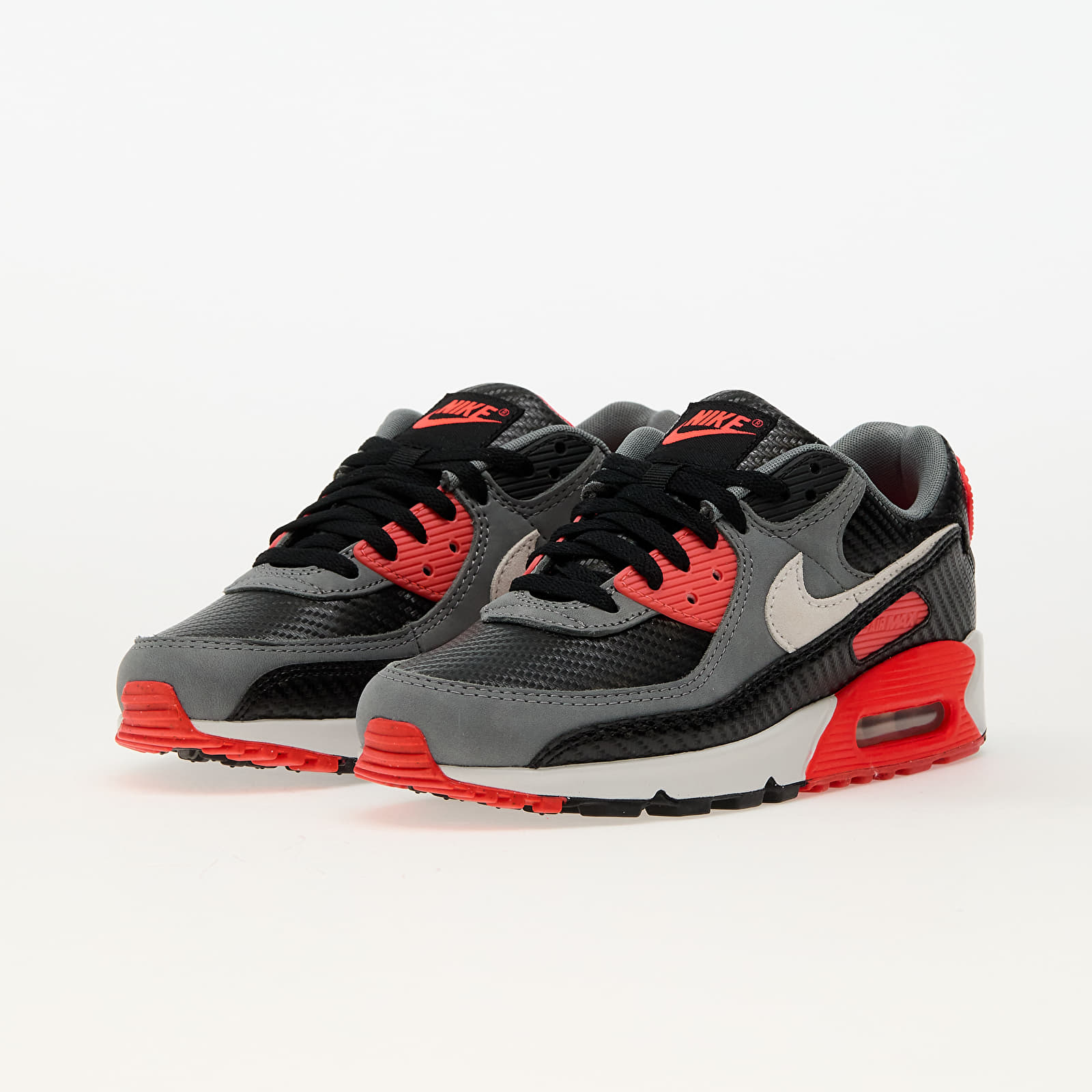 Meeste tossud ja kingad Nike Air Max 90 Prm Black/ Photon Dust-Cool Grey-Brt Crimson