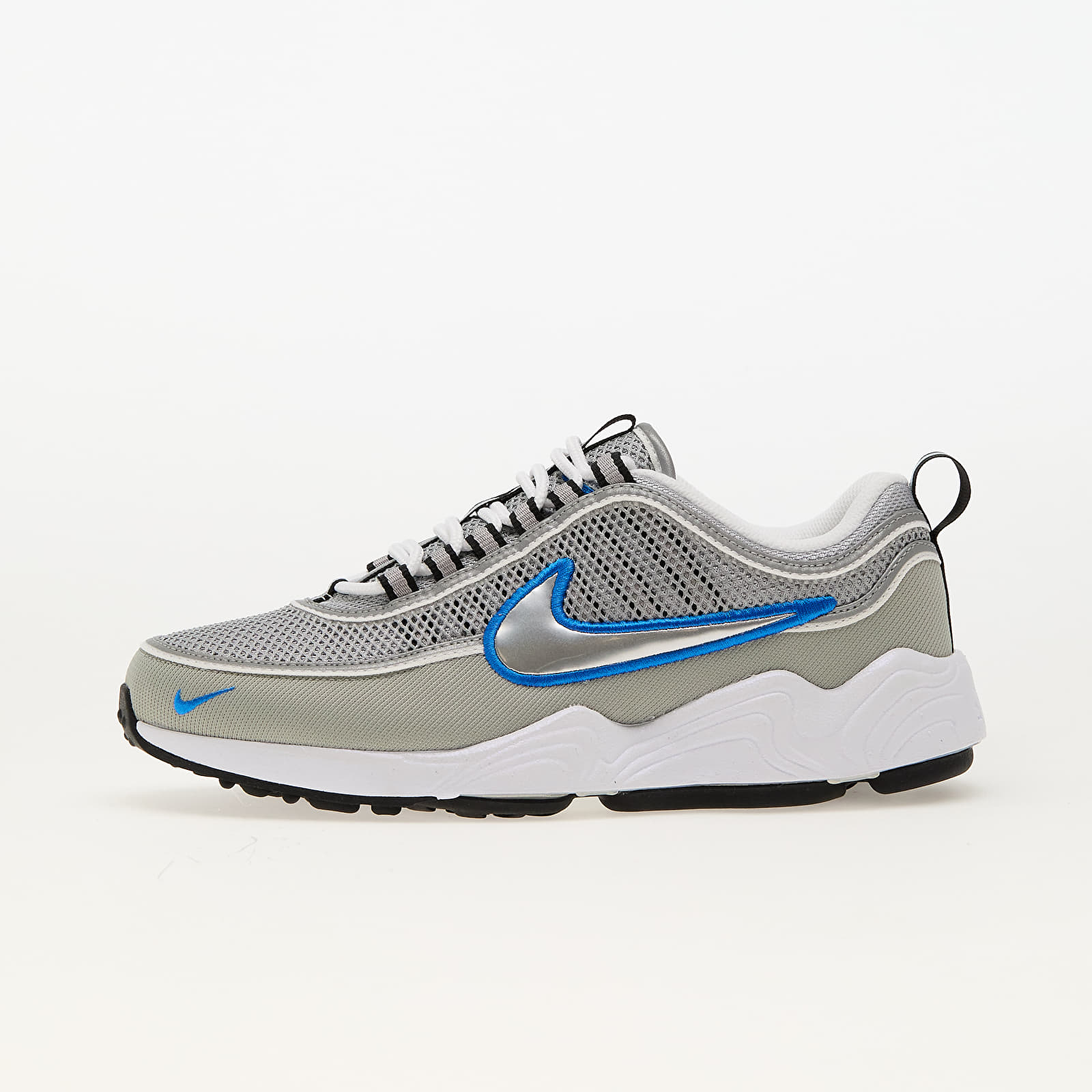Miesten lenkkarit ja kengät Nike Air Zoom Spiridon Sp Metallic Silver/ Metallic Silver-White-Signal Blue-Black
