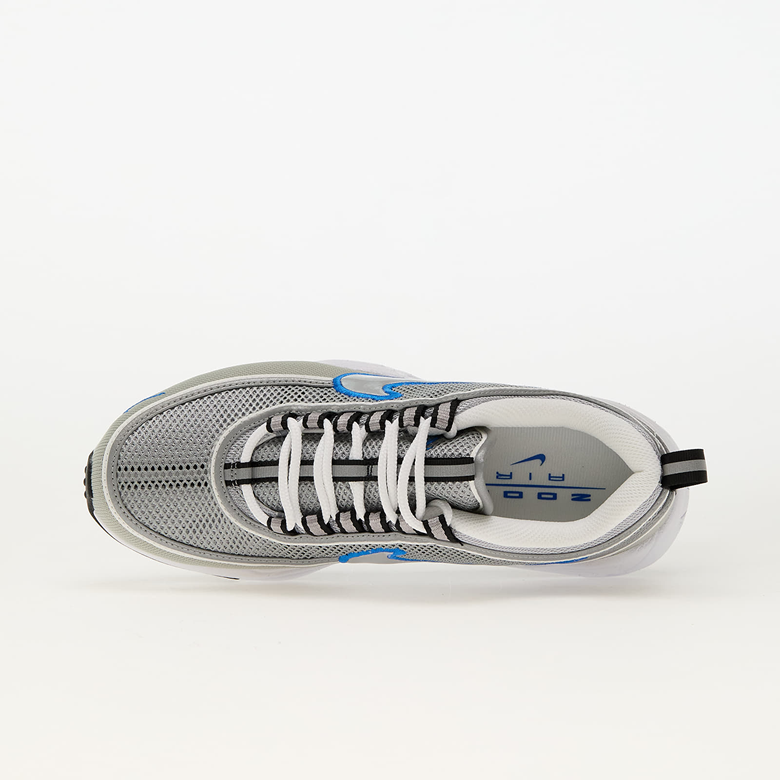 Miesten lenkkarit ja kengät Nike Air Zoom Spiridon Sp Metallic Silver/ Metallic Silver-White-Signal Blue-Black
