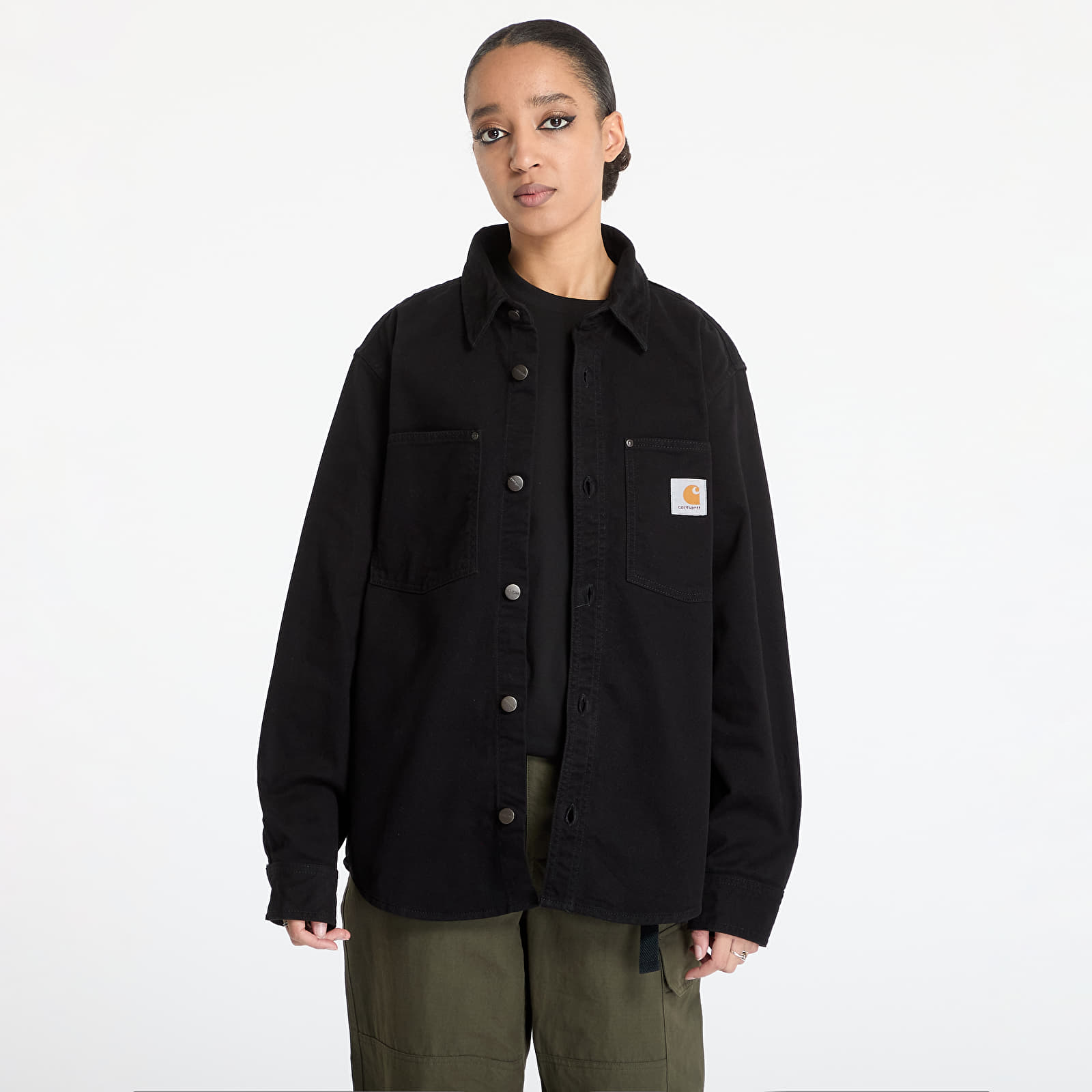 Camisas para hombre Carhartt WIP Derby Shirt Jac Black