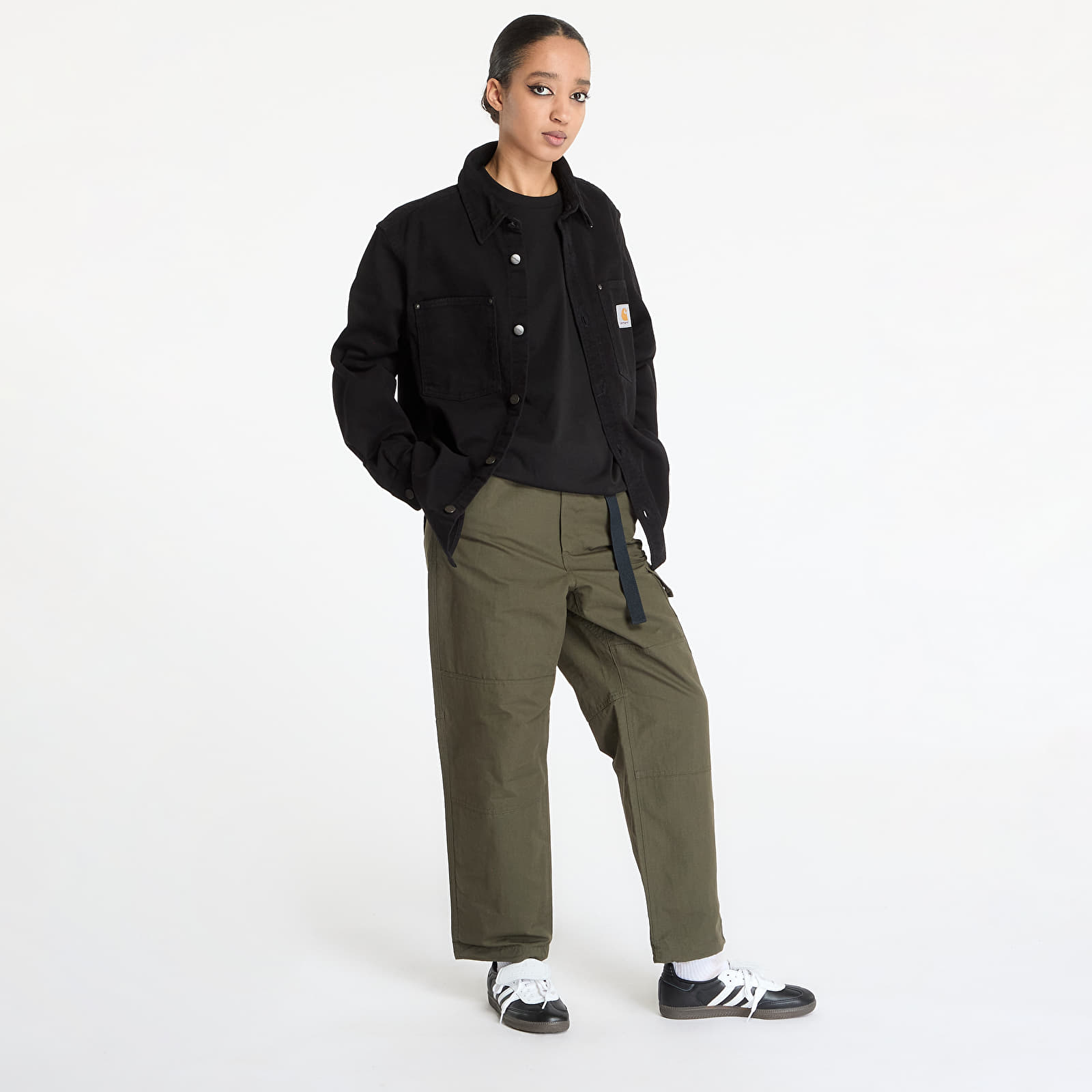 Camisas para hombre Carhartt WIP Derby Shirt Jac Black
