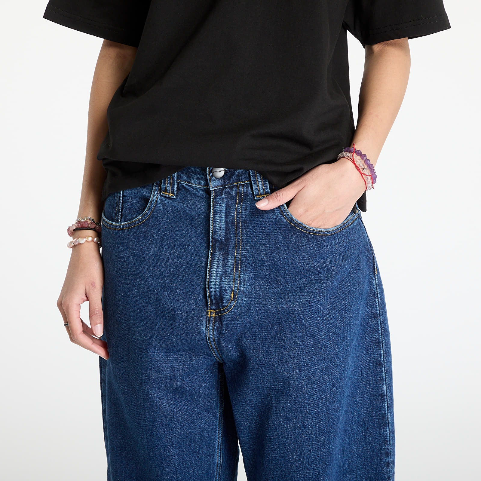 Men's trousers Carhartt WIP Brandon Pant Blue Stone Washed