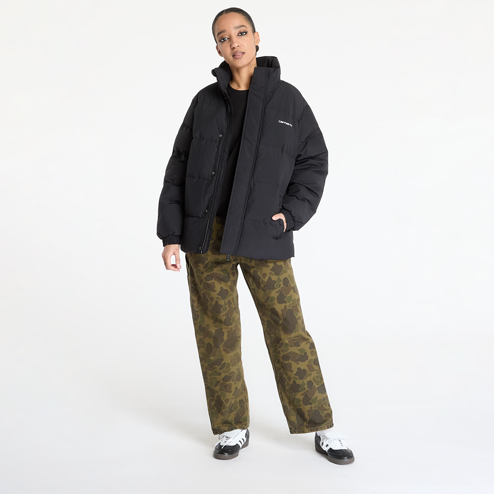 Muške jakne Carhartt WIP Danville Jacket Black/ White