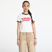 Tommy Jeans Slim Script Tee White