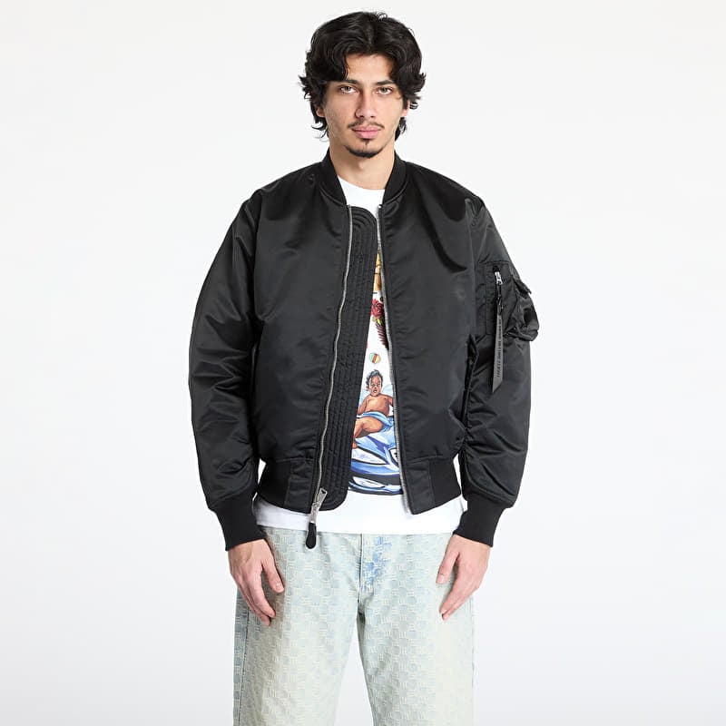 Bomber Alpha Industries UV MA-1 Base Flight Jacket Black