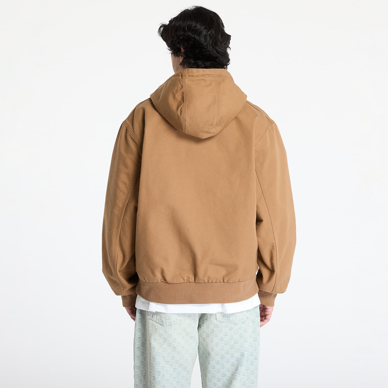Herenjassen Carhartt WIP OG Active Jacket UNISEX Hamilton Brown Rinsed