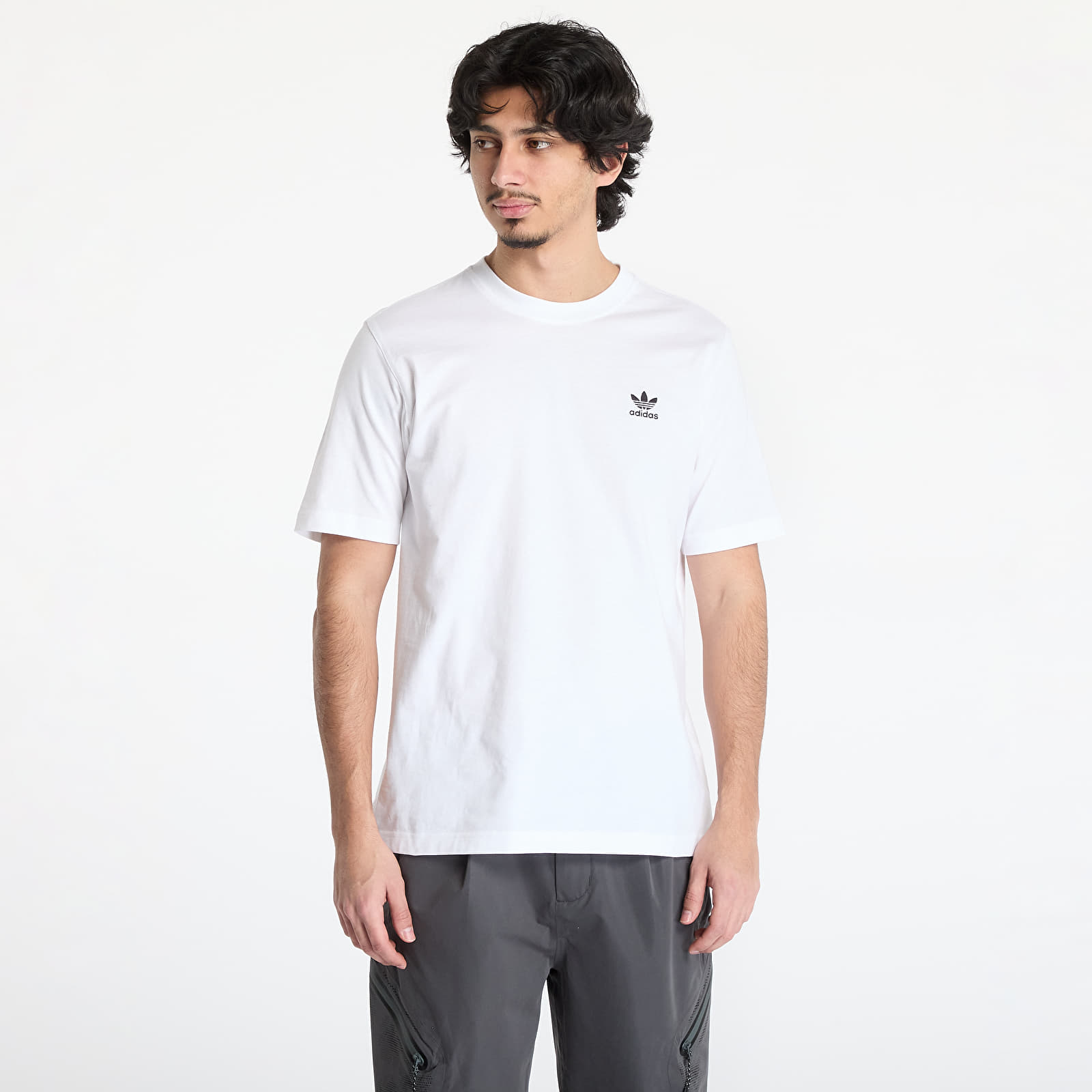 Men's T-shirts adidas Trefoil Essentials T-Shirt White/ White