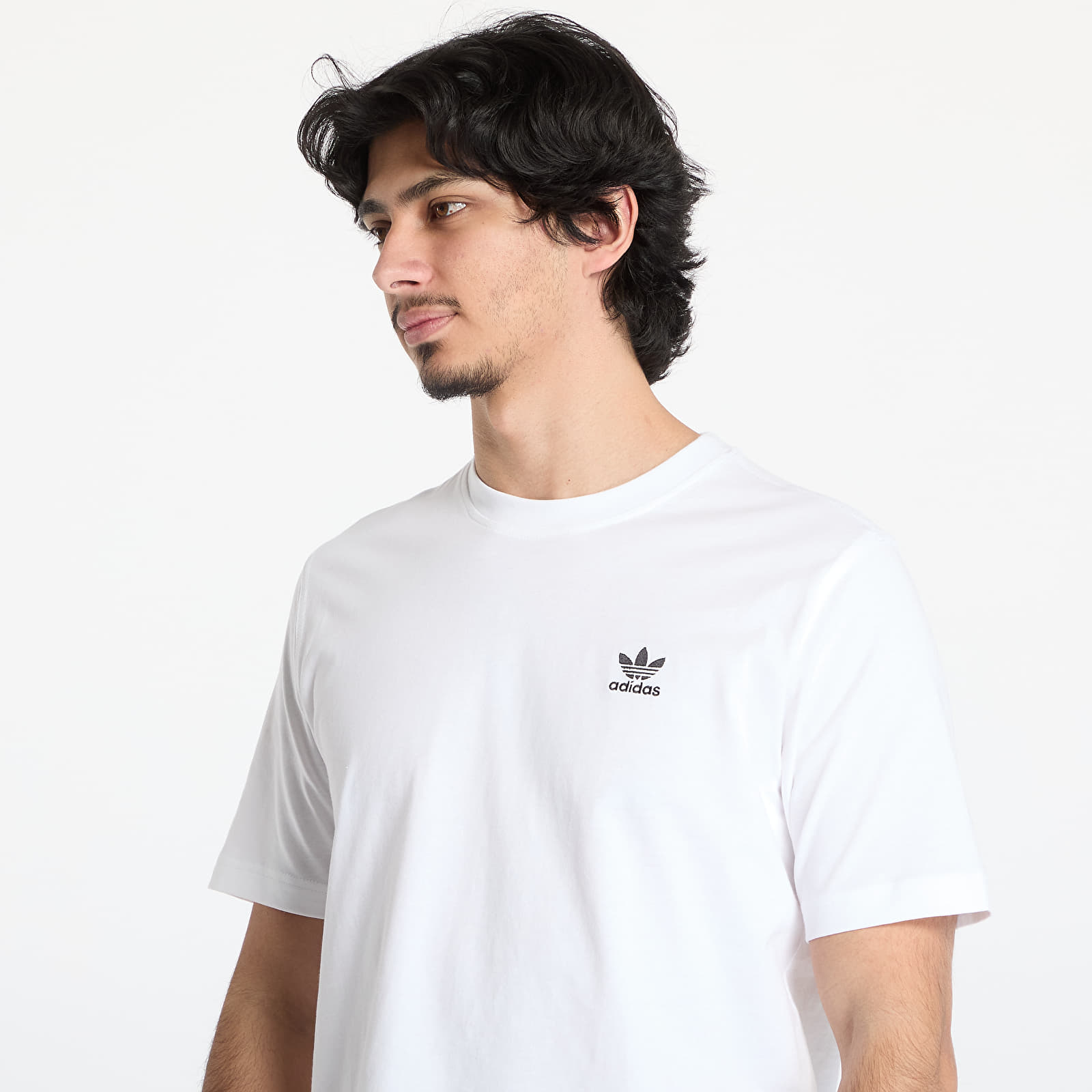 Men's T-shirts adidas Trefoil Essentials T-Shirt White/ White