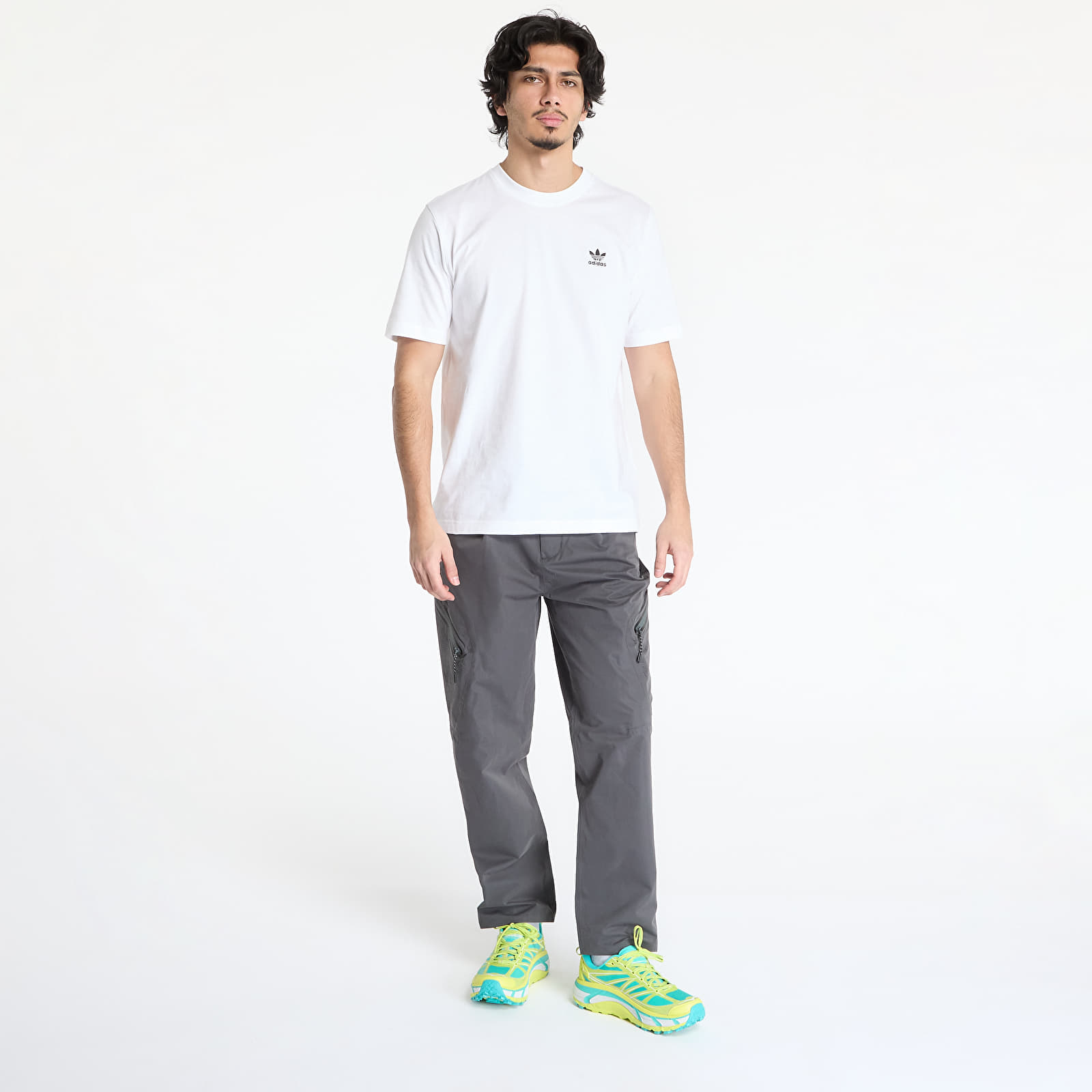 Men's T-shirts adidas Trefoil Essentials T-Shirt White/ White