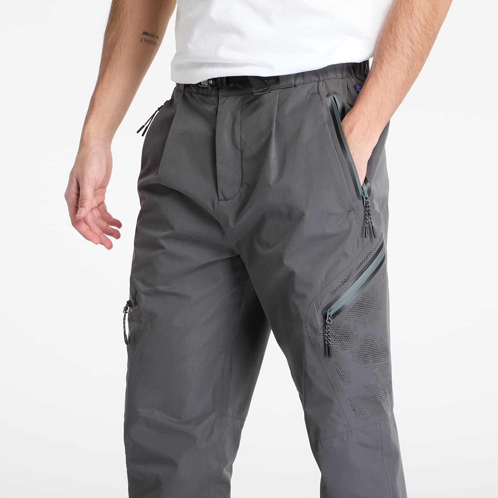 Férfi nadrágok Alpha Industries Laser Cut Pant Charcoal