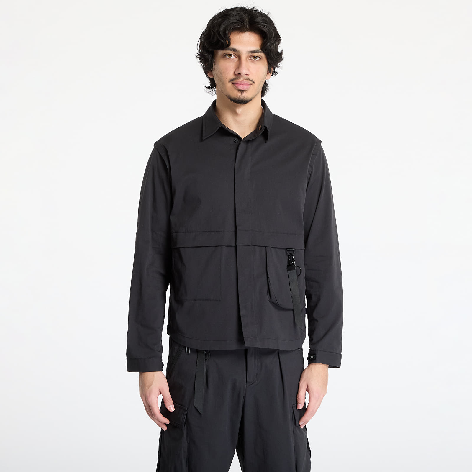 Chaquetas de hombre Alpha Industries Utility Overshirt Black