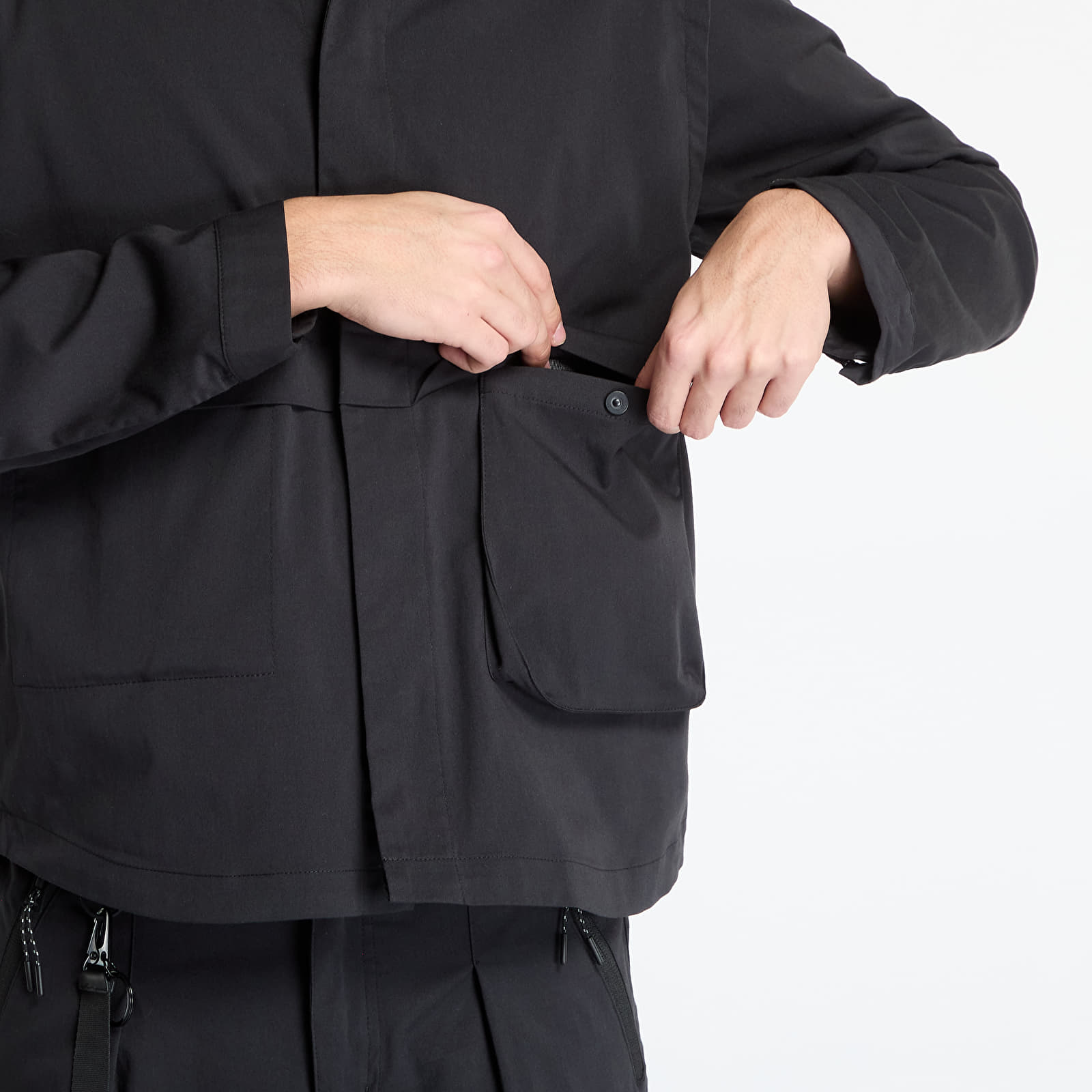 Chaquetas de hombre Alpha Industries Utility Overshirt Black