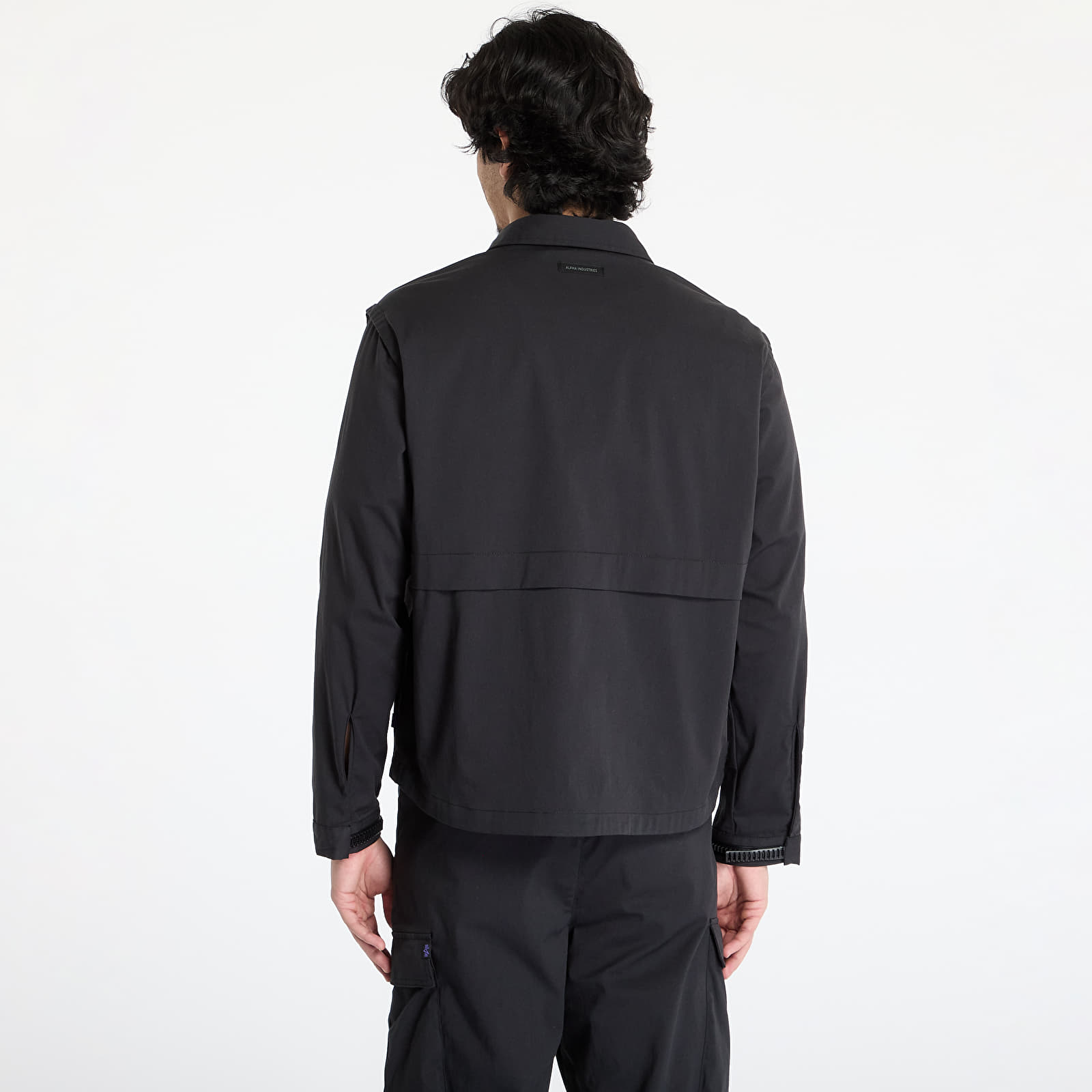 Chaquetas de hombre Alpha Industries Utility Overshirt Black