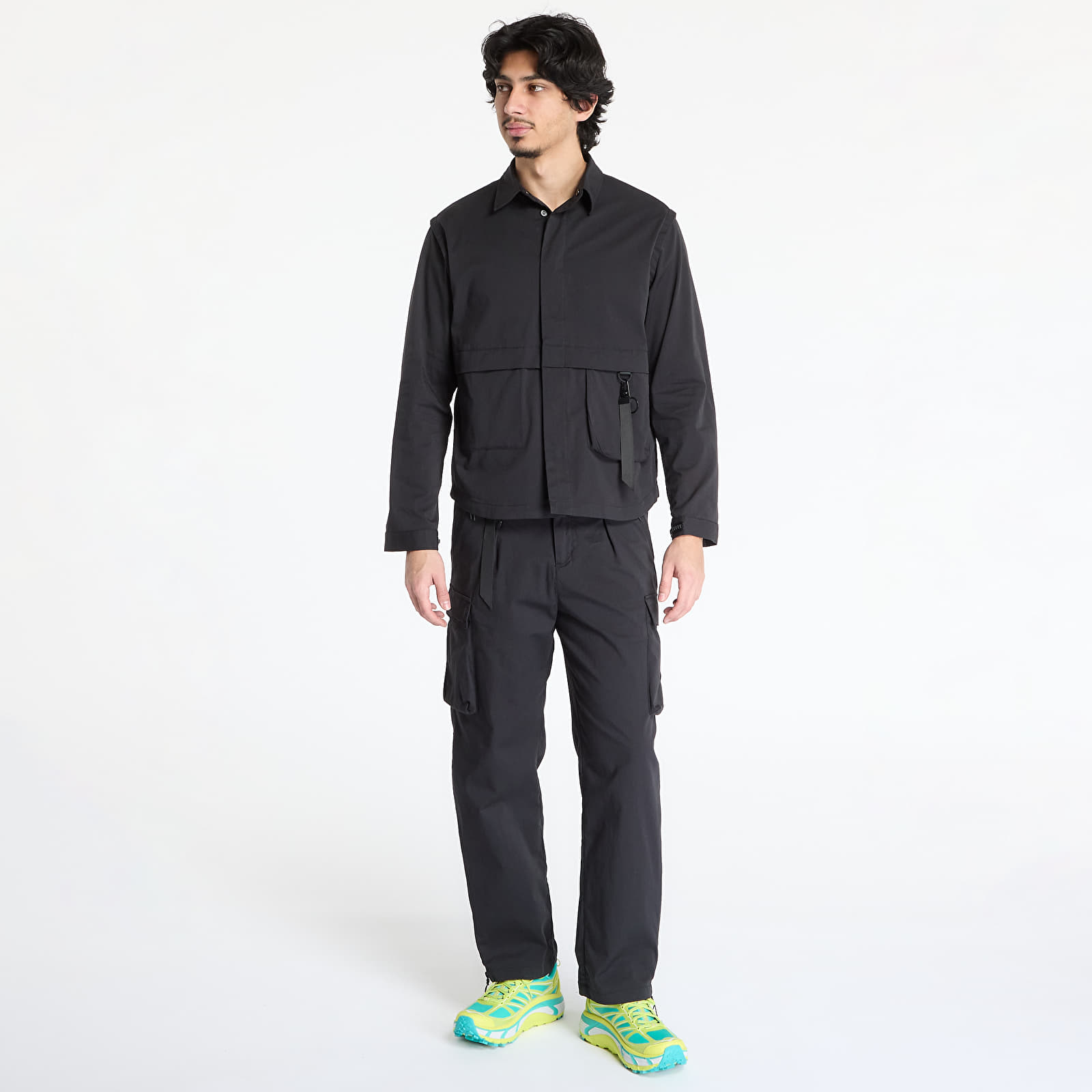 Chaquetas de hombre Alpha Industries Utility Overshirt Black