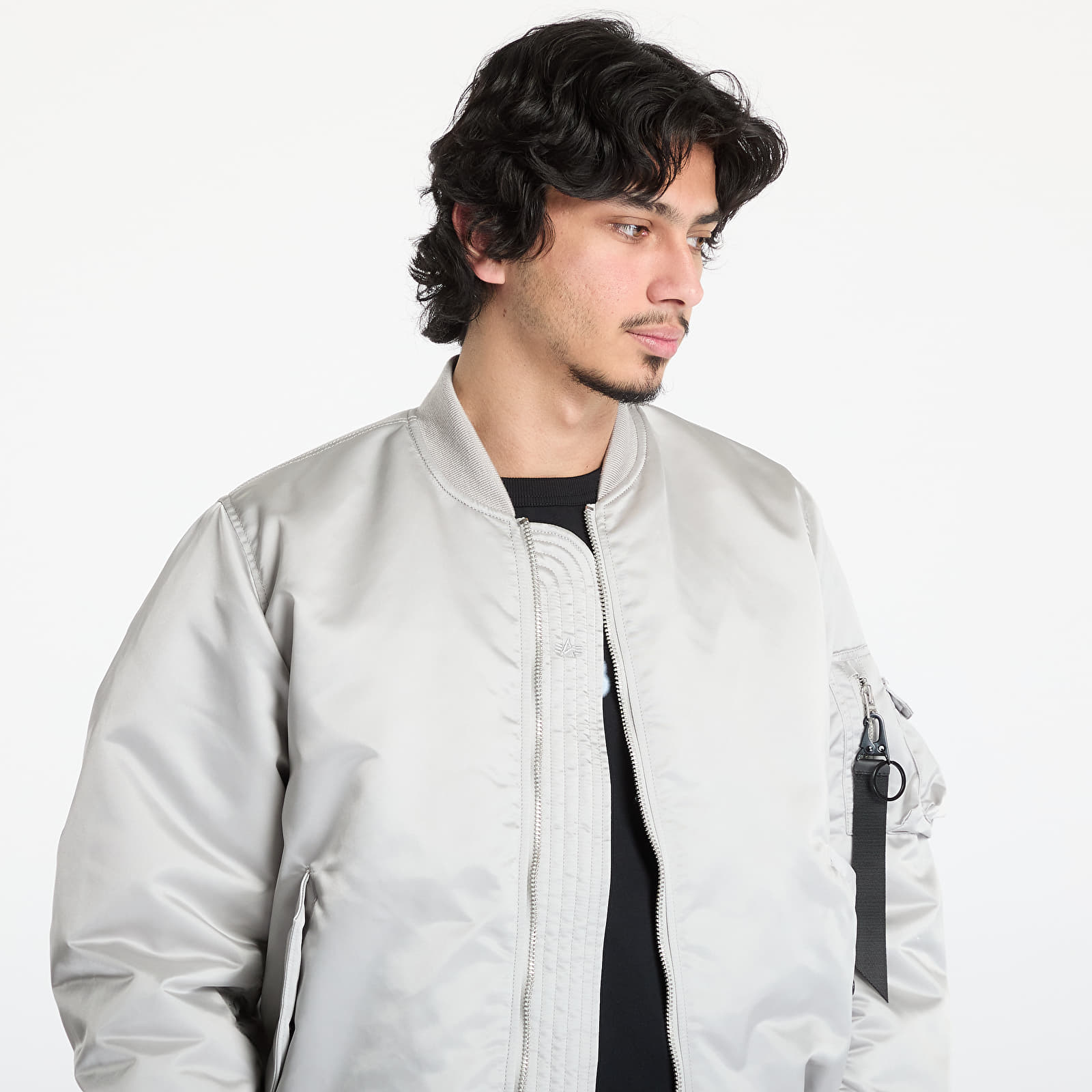 Men's jackets Alpha Industries MA-1 Base Flight Jacket Pastel Grey
