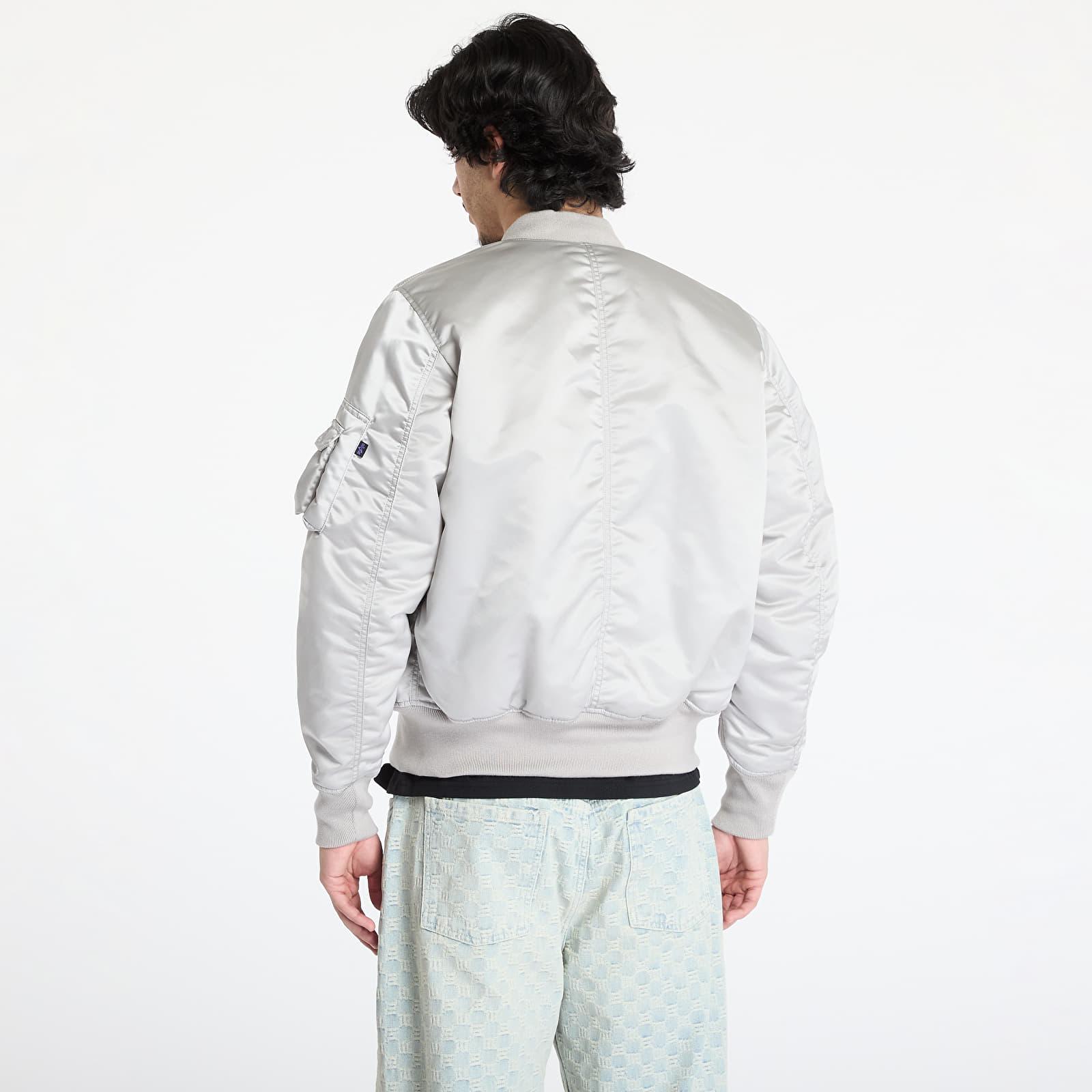 Men's jackets Alpha Industries MA-1 Base Flight Jacket Pastel Grey