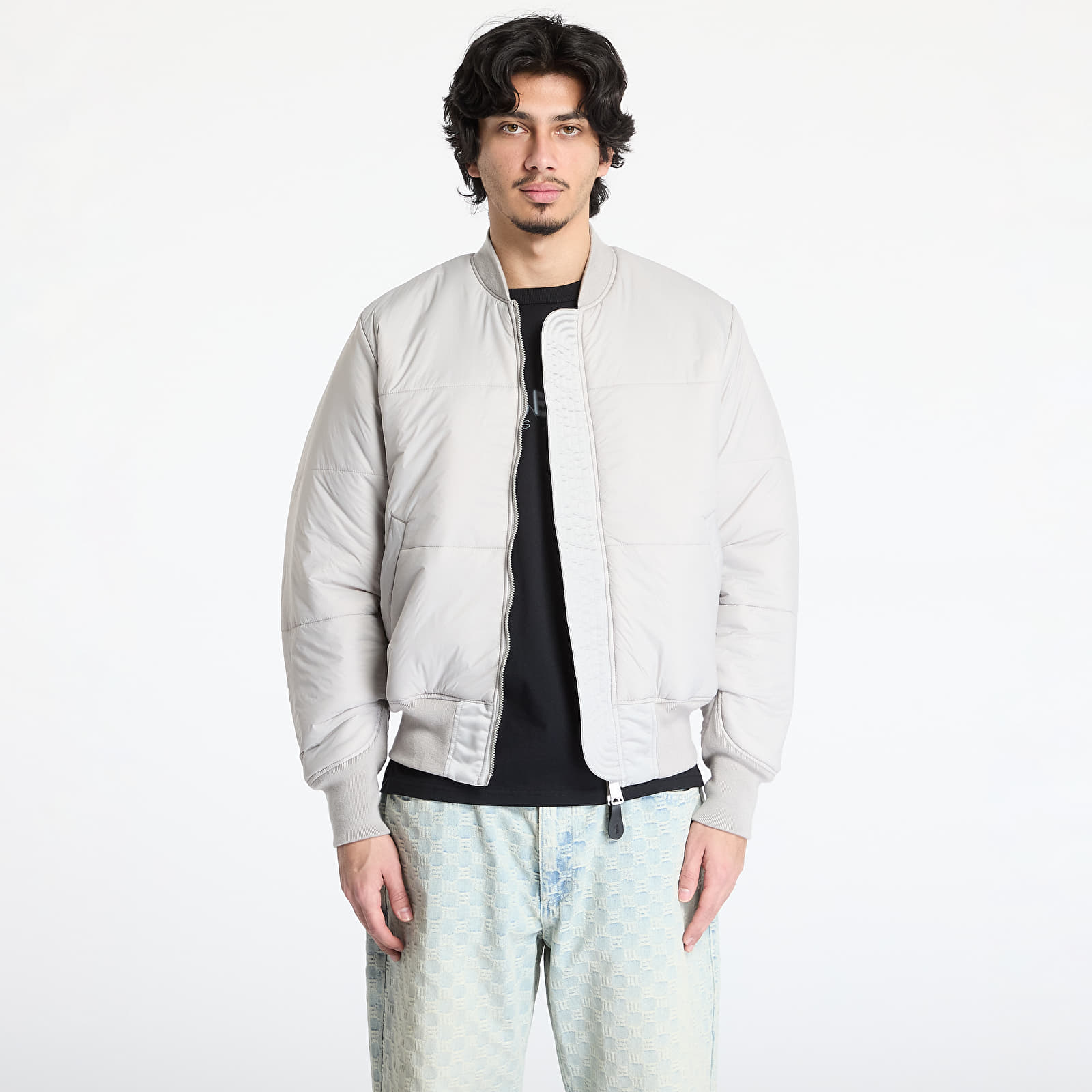 Men's jackets Alpha Industries MA-1 Base Flight Jacket Pastel Grey