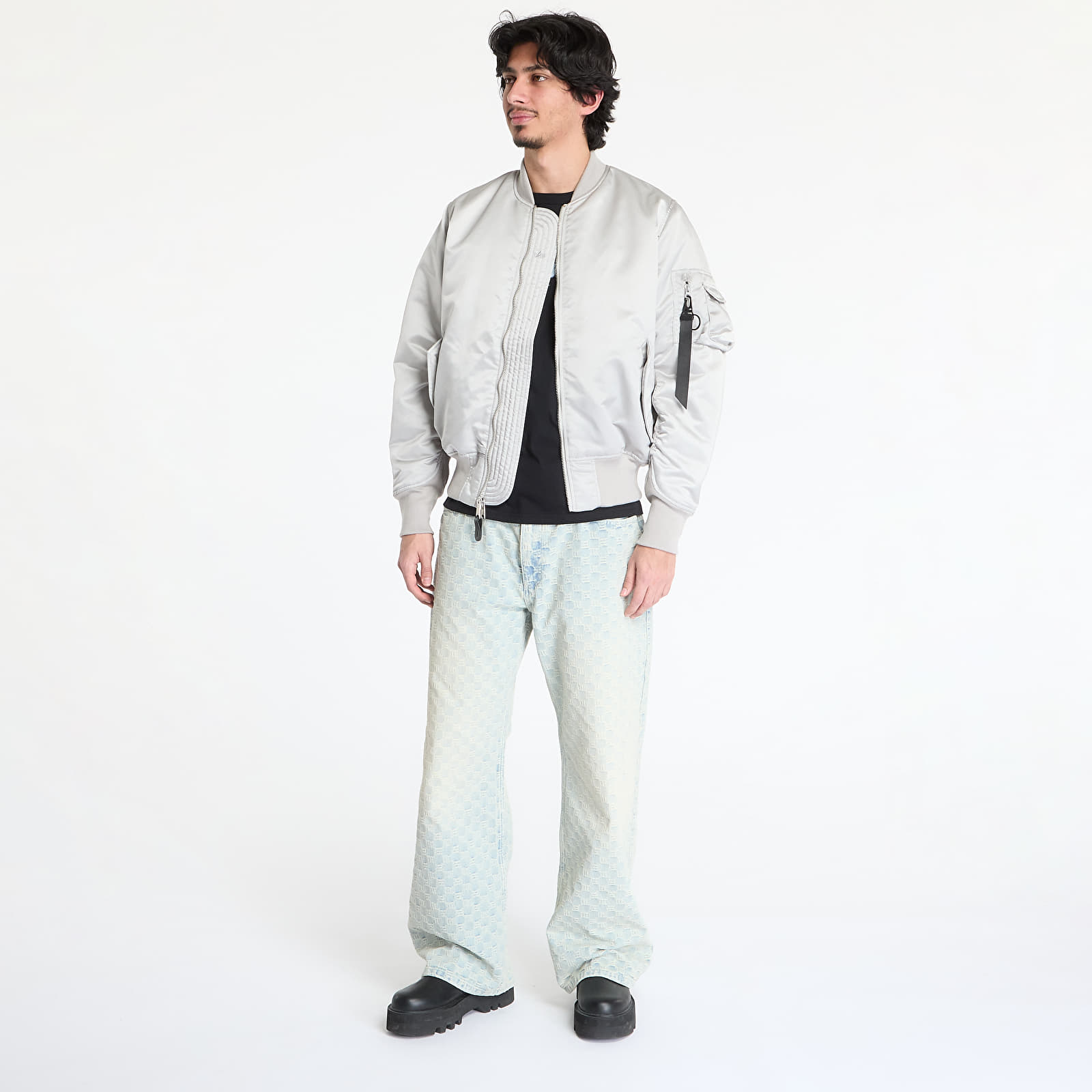 Men's jackets Alpha Industries MA-1 Base Flight Jacket Pastel Grey