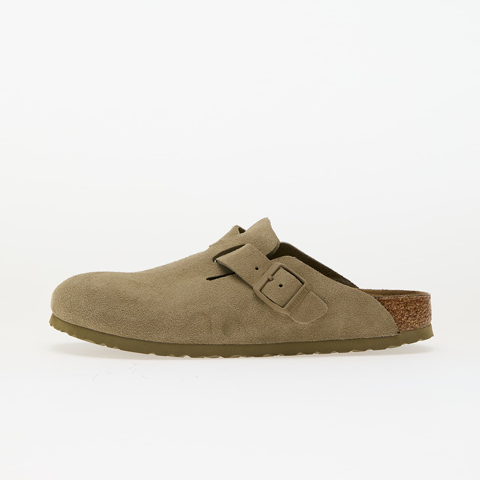 Moteriški sportiniai bateliai ir avalynė Birkenstock Boston Suede Leather Faded Khaki