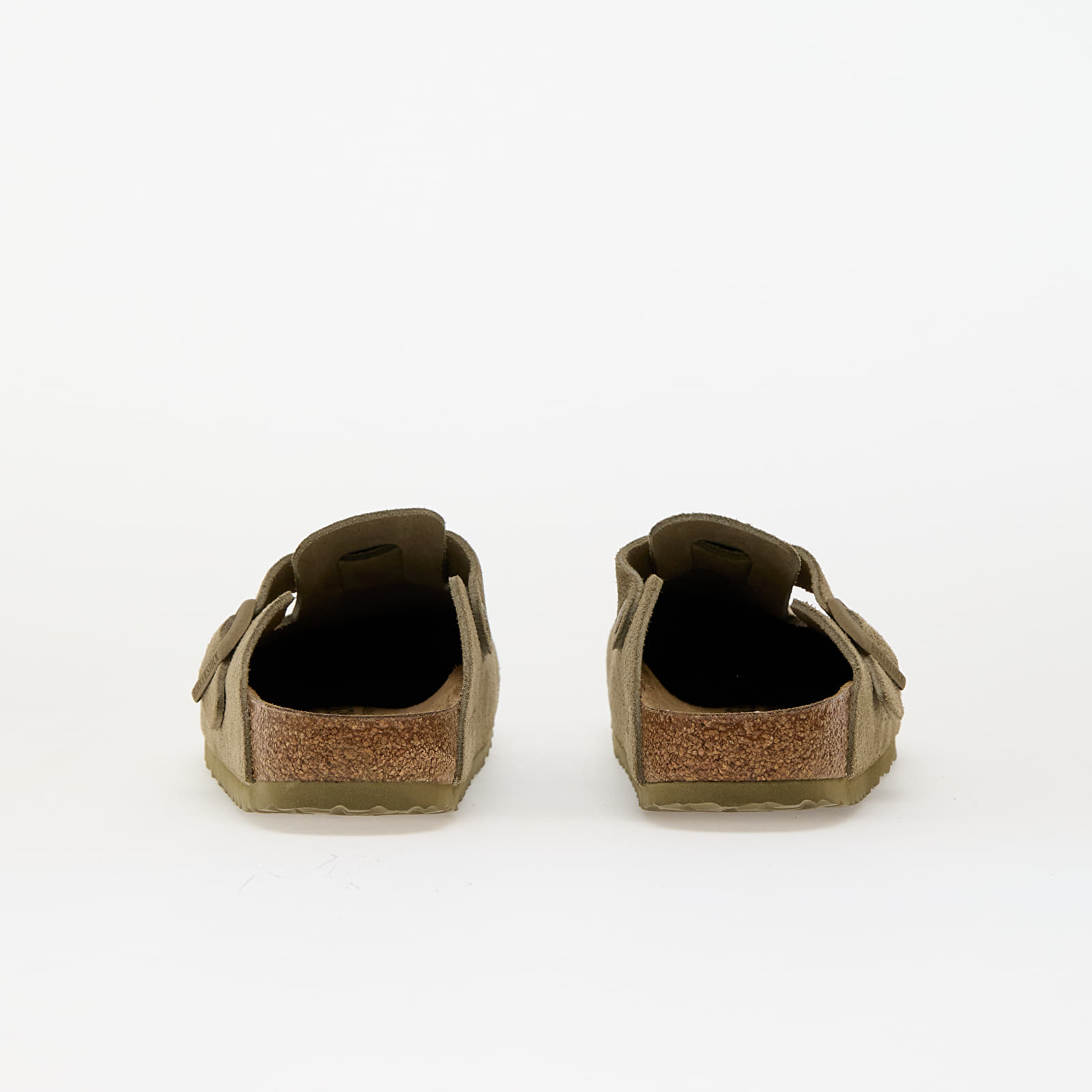 Moteriški sportiniai bateliai ir avalynė Birkenstock Boston Suede Leather Faded Khaki
