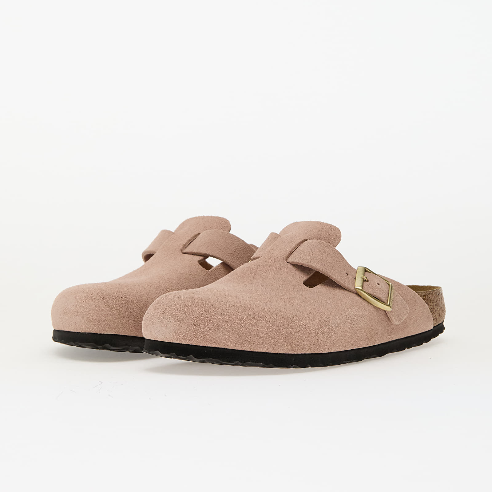 Zapatillas mujer Birkenstock Boston Suede Leather Light Rose