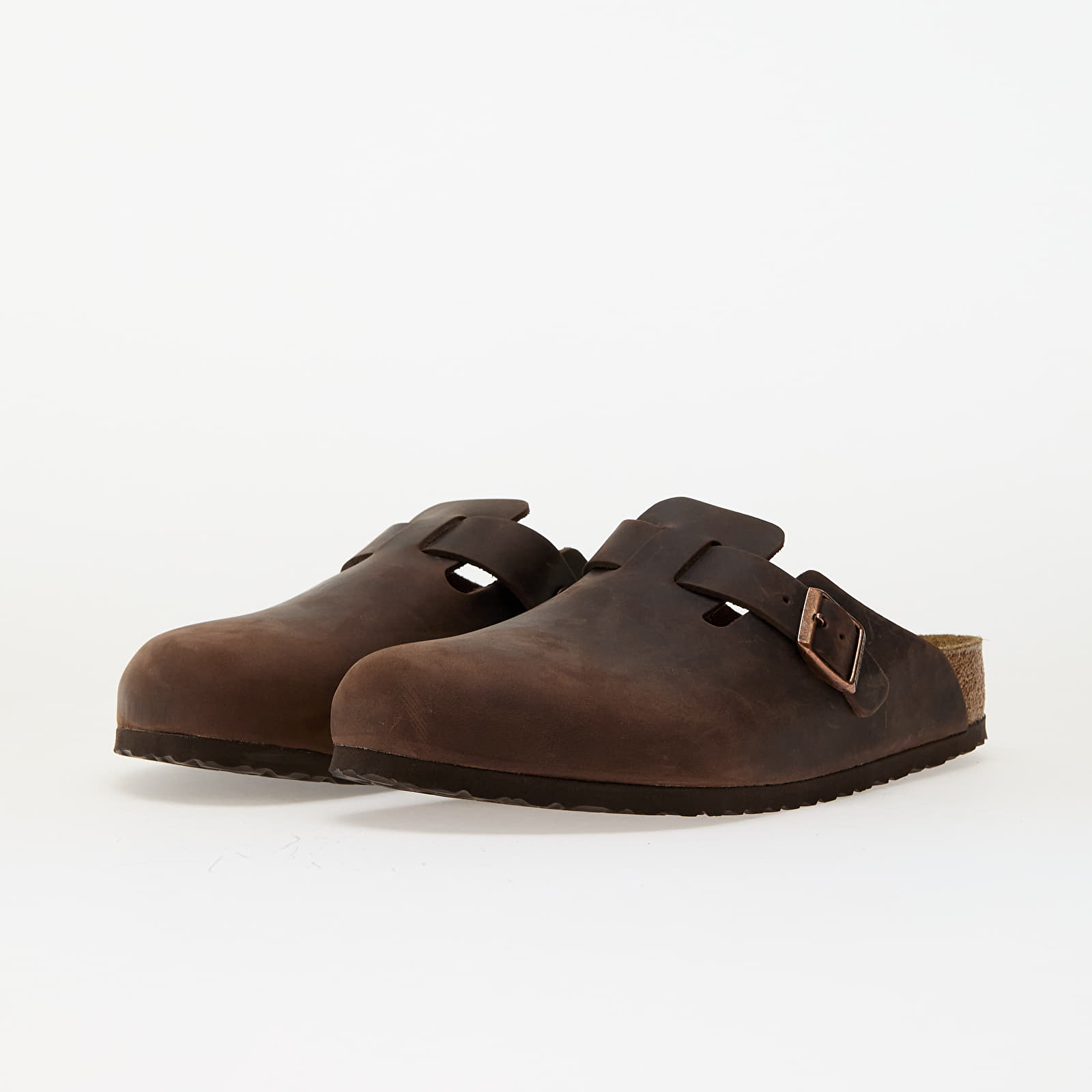Men's sneakers and shoes Birkenstock Boston Natural Leather Oiled Habana