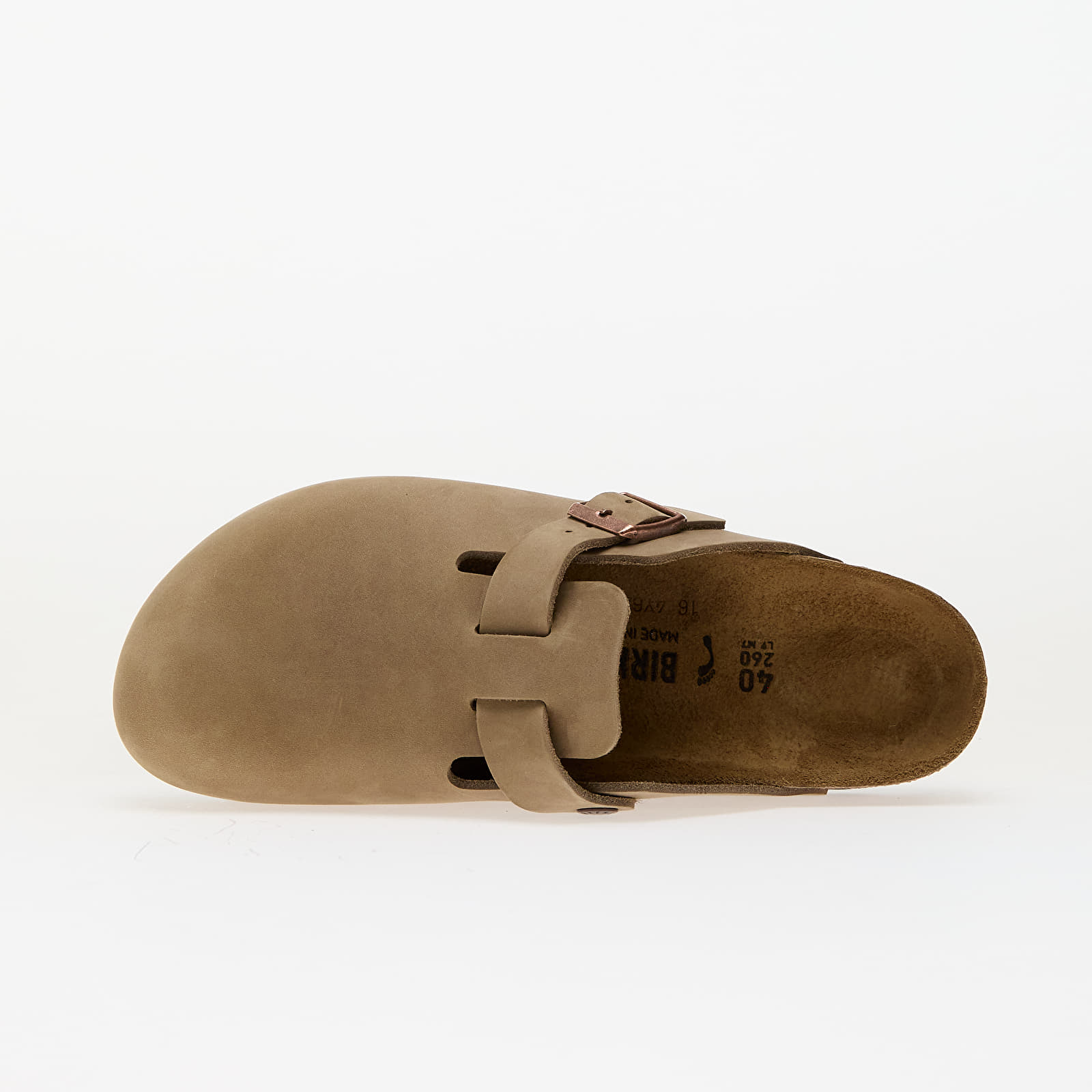 Men's sneakers and shoes Birkenstock Boston Natural Leather Oiled Tabacco Brown