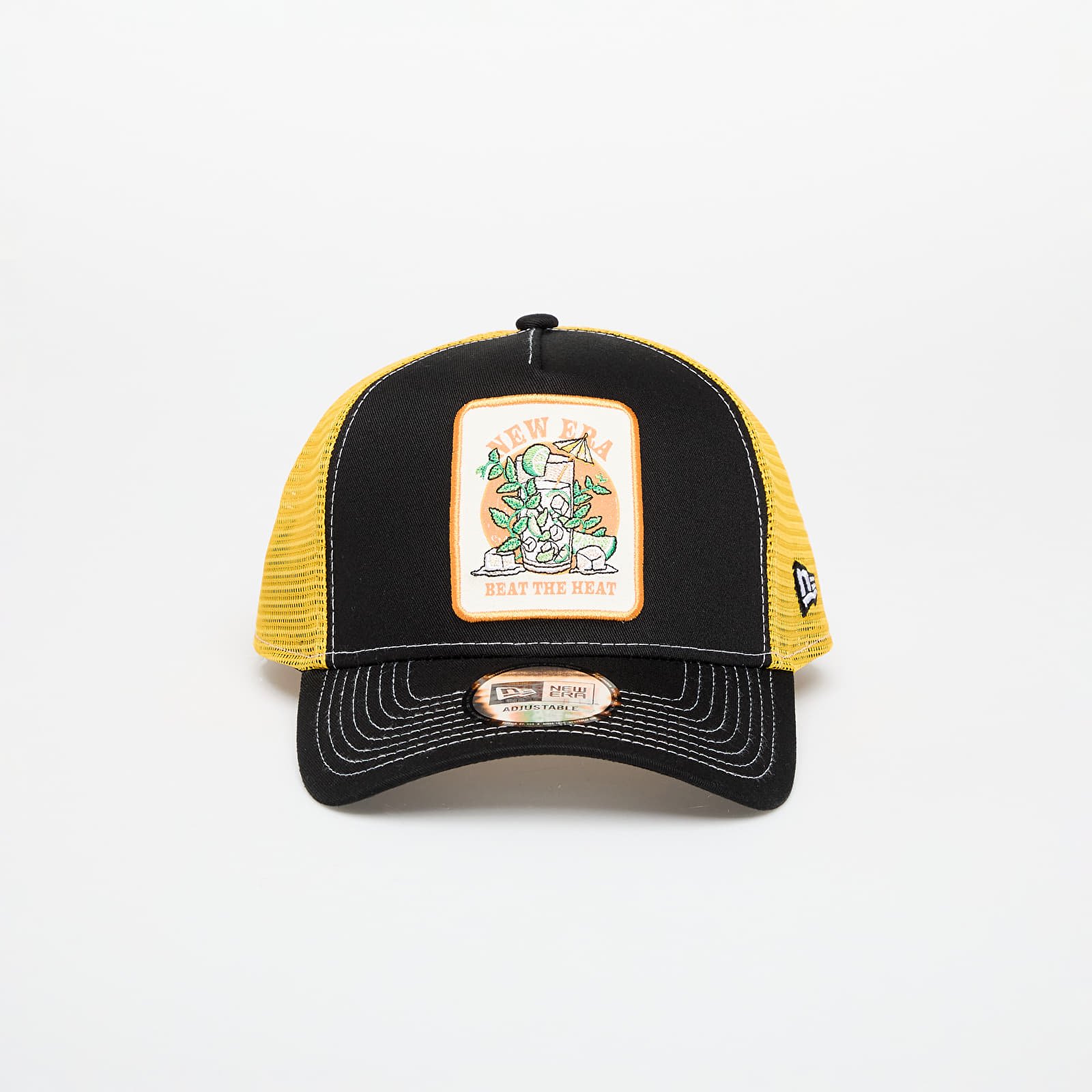 Mütsid New Era 9FORTY Af Trucker Summer Patch Black/ Grilled Yellow