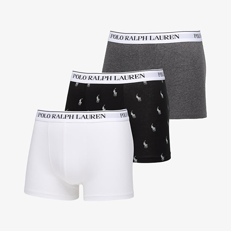 Boksačice Ralph Lauren Classic Stretch Cotton Trunk 3-Pack Multicolor