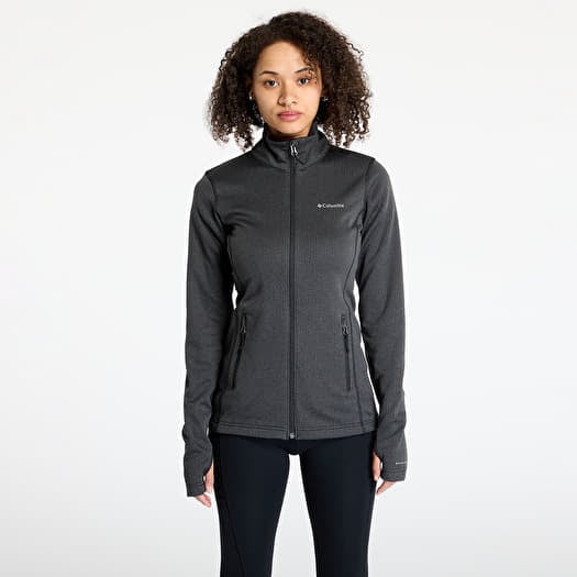 Sweat-shirt Columbia W Park View™ Grid Fleece Full Zip Black Heather