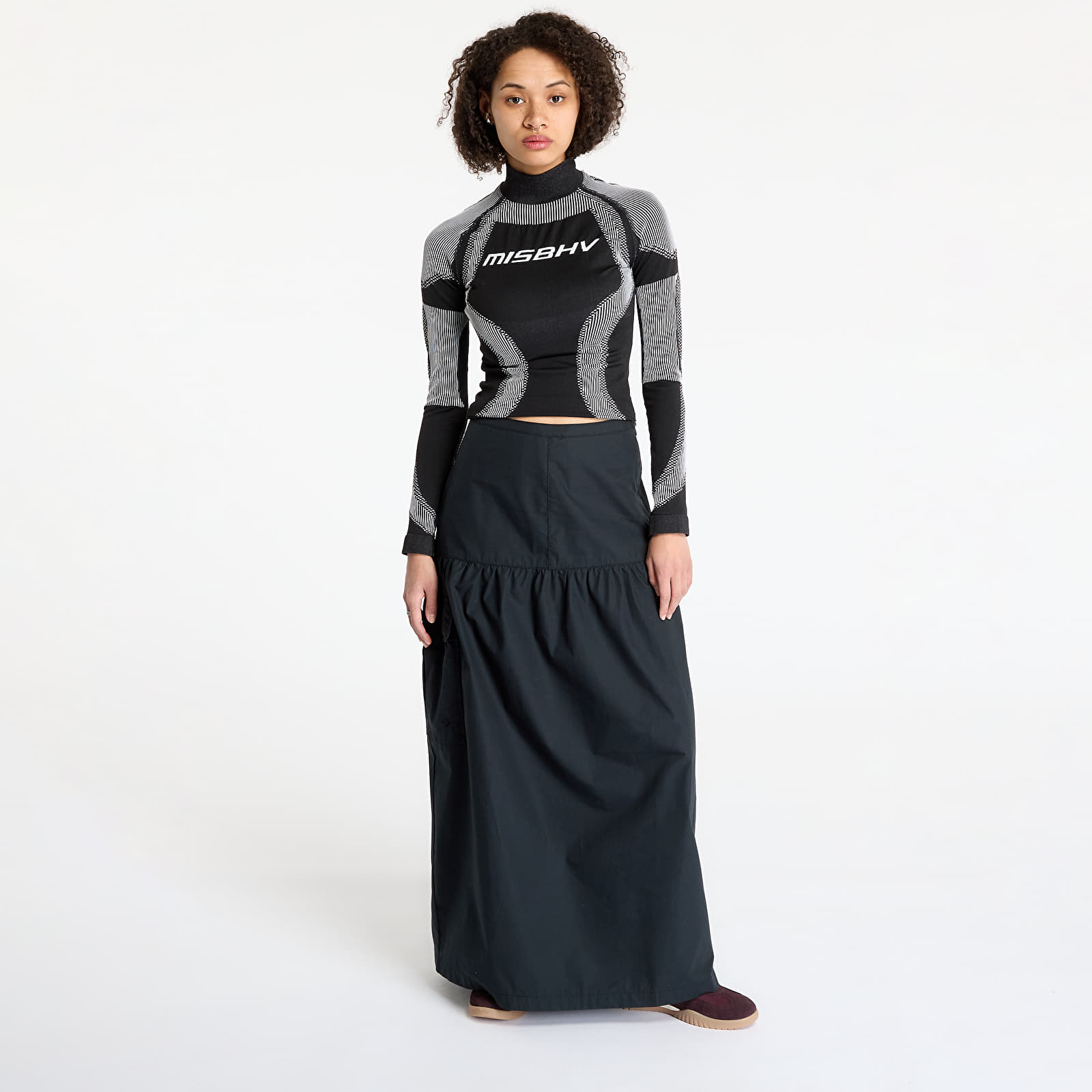 Röcke Convese Long Skirt Black
