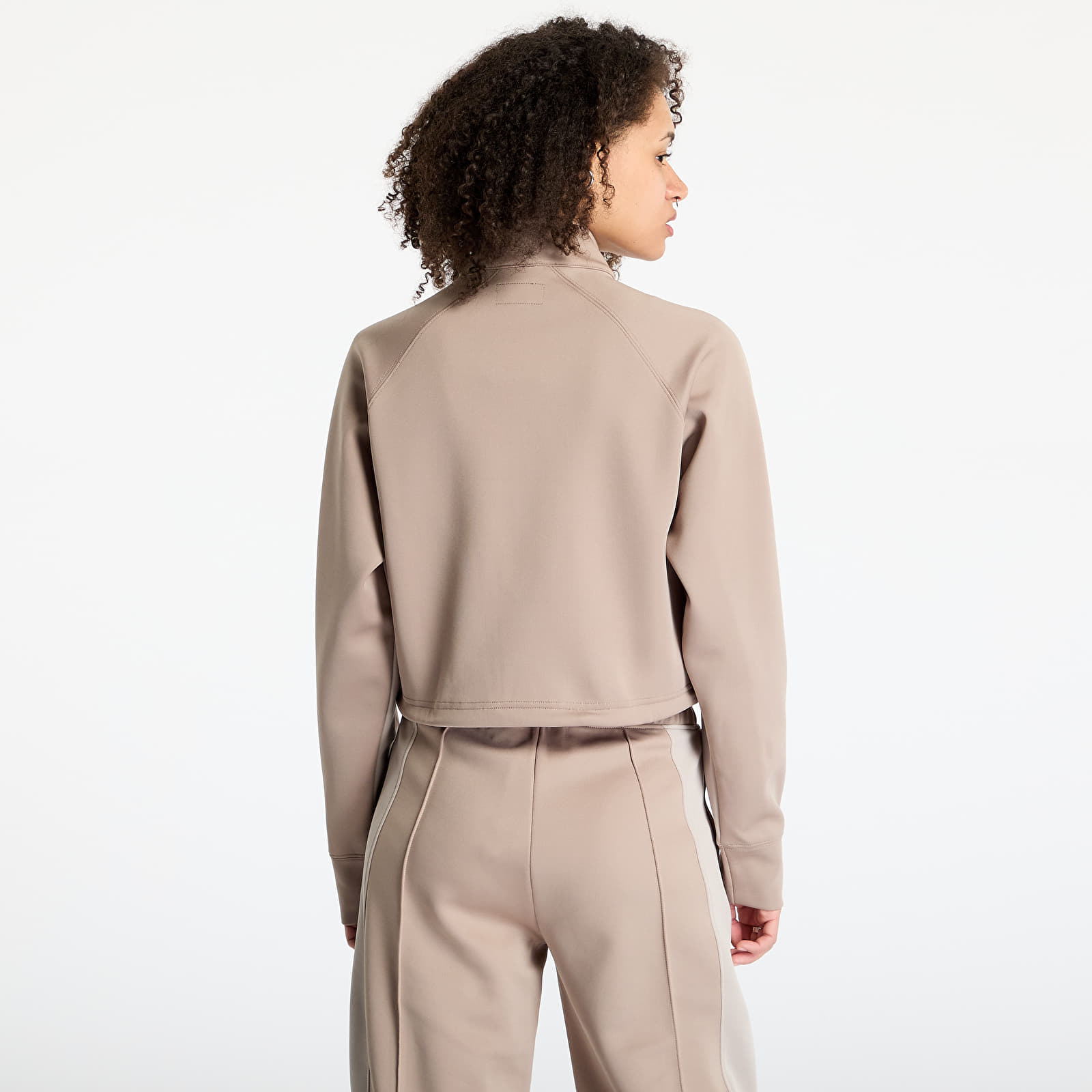 Naiste kampsunid Converse Cropped Fleece Turtleneck Vintage Cargo Sweatshirt Beige
