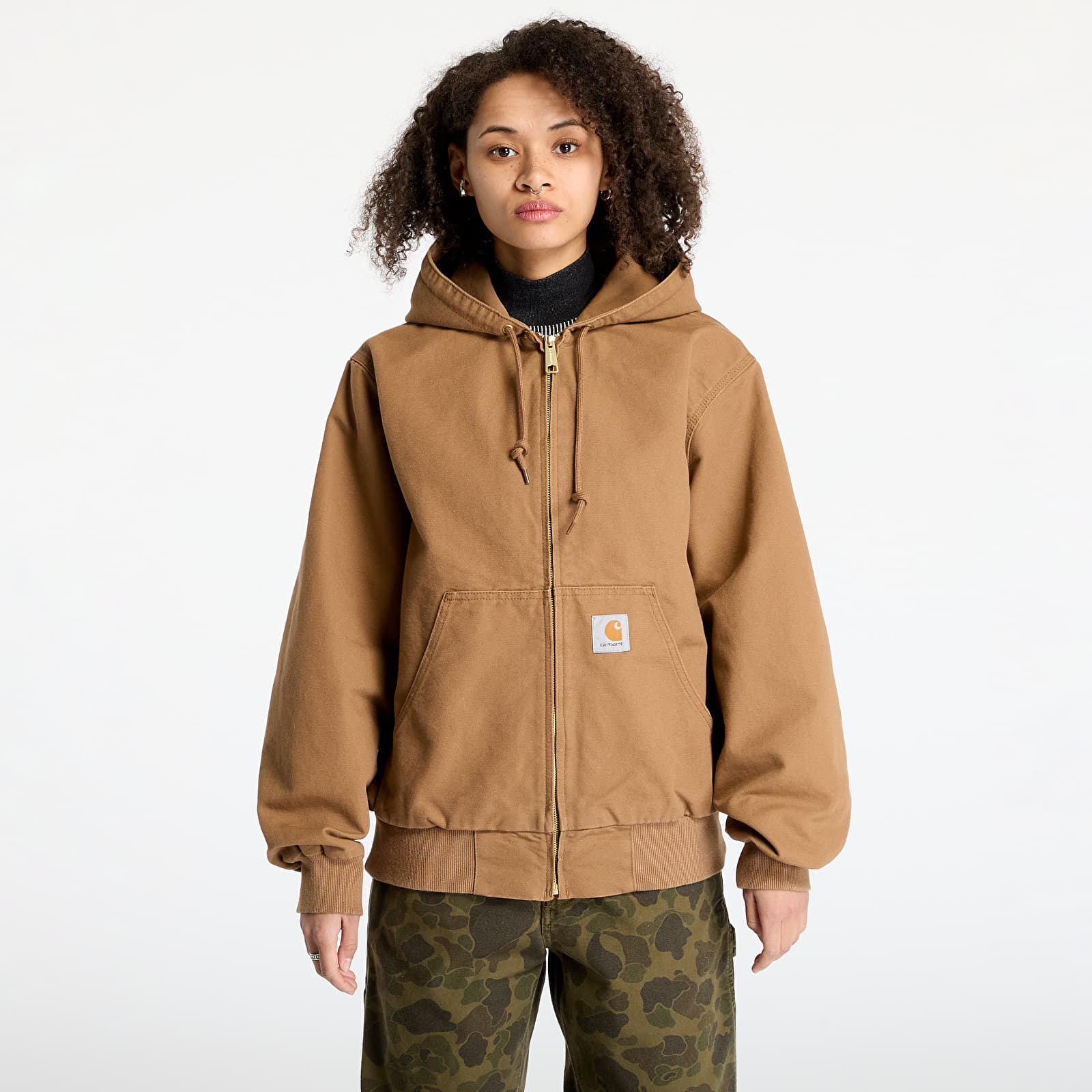 Herenjassen Carhartt WIP OG Active Jacket UNISEX Hamilton Brown Rinsed