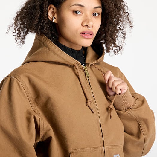 Carhartt WIP OG Active Jacket UNISEX Hamilton Brown Rinsed | Queens Carhartt WIP OG Active Jacket UNISEX Hamilton Brown Rinsed | Queens