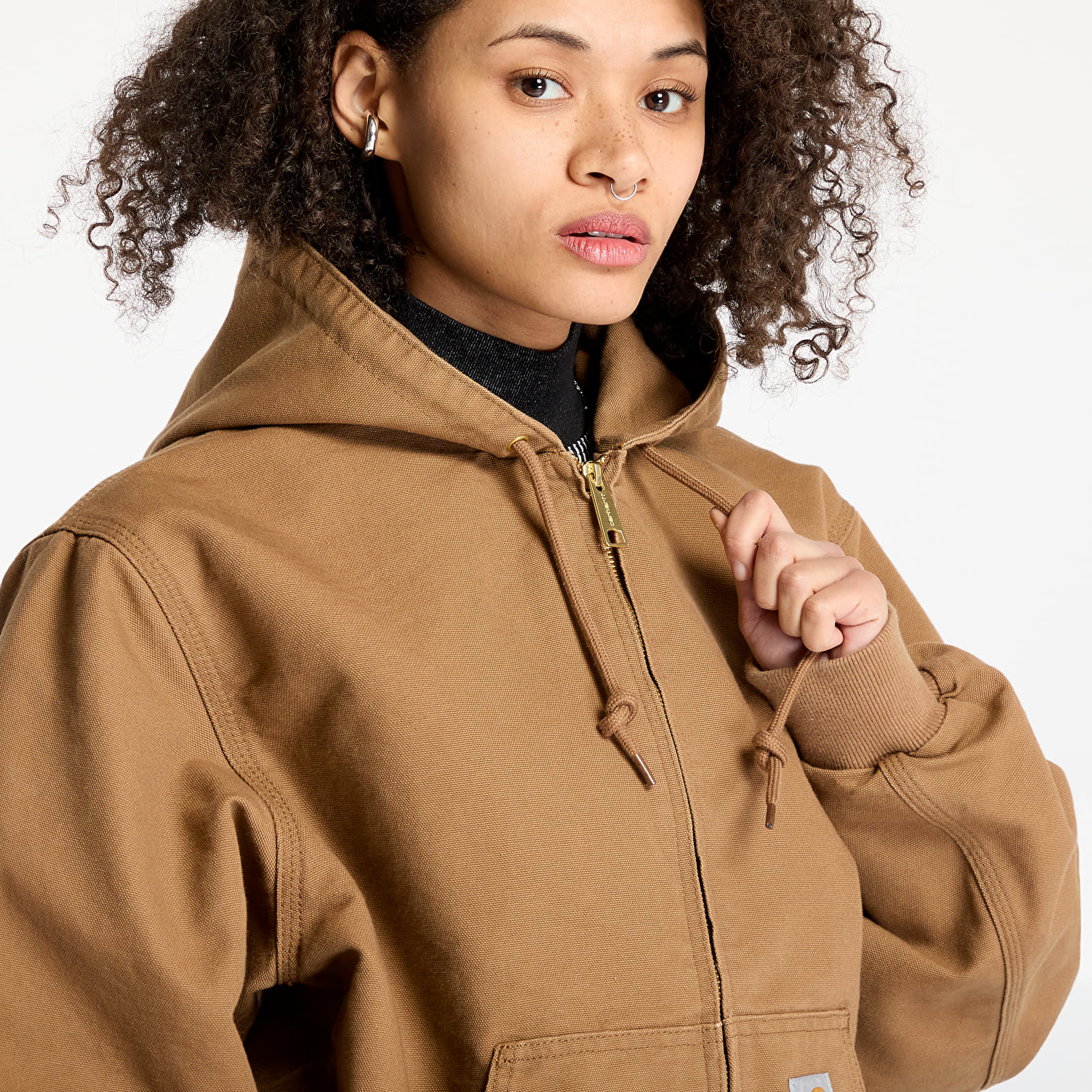 Herenjassen Carhartt WIP OG Active Jacket UNISEX Hamilton Brown Rinsed