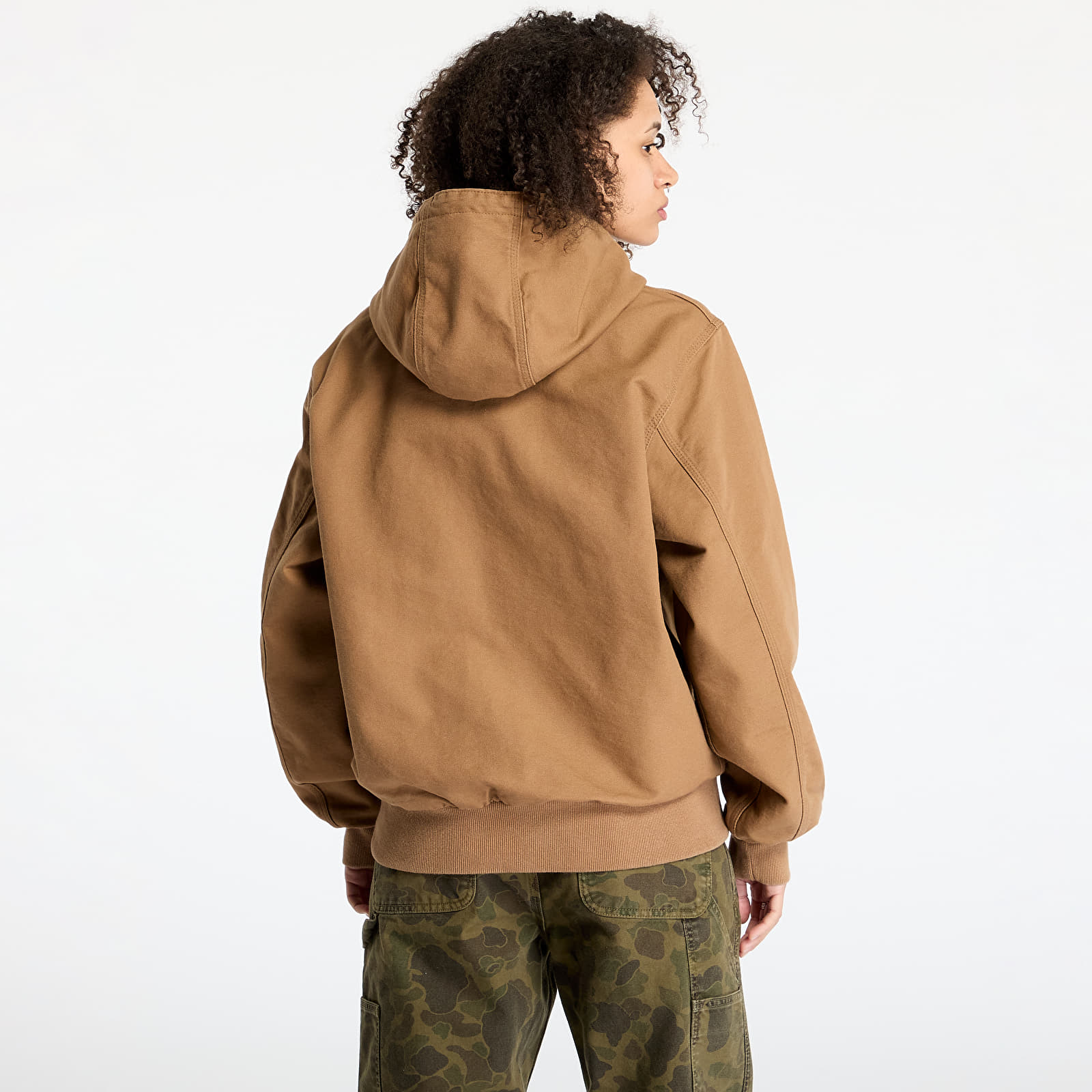 Herenjassen Carhartt WIP OG Active Jacket UNISEX Hamilton Brown Rinsed