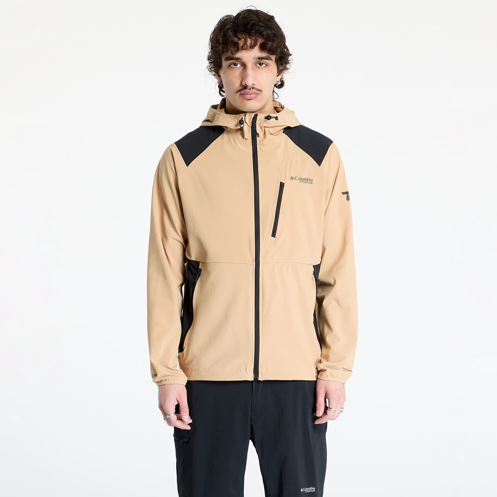 Men's jackets Columbia Triple Canyon™ Hooded Jacket Canoe/ Black
