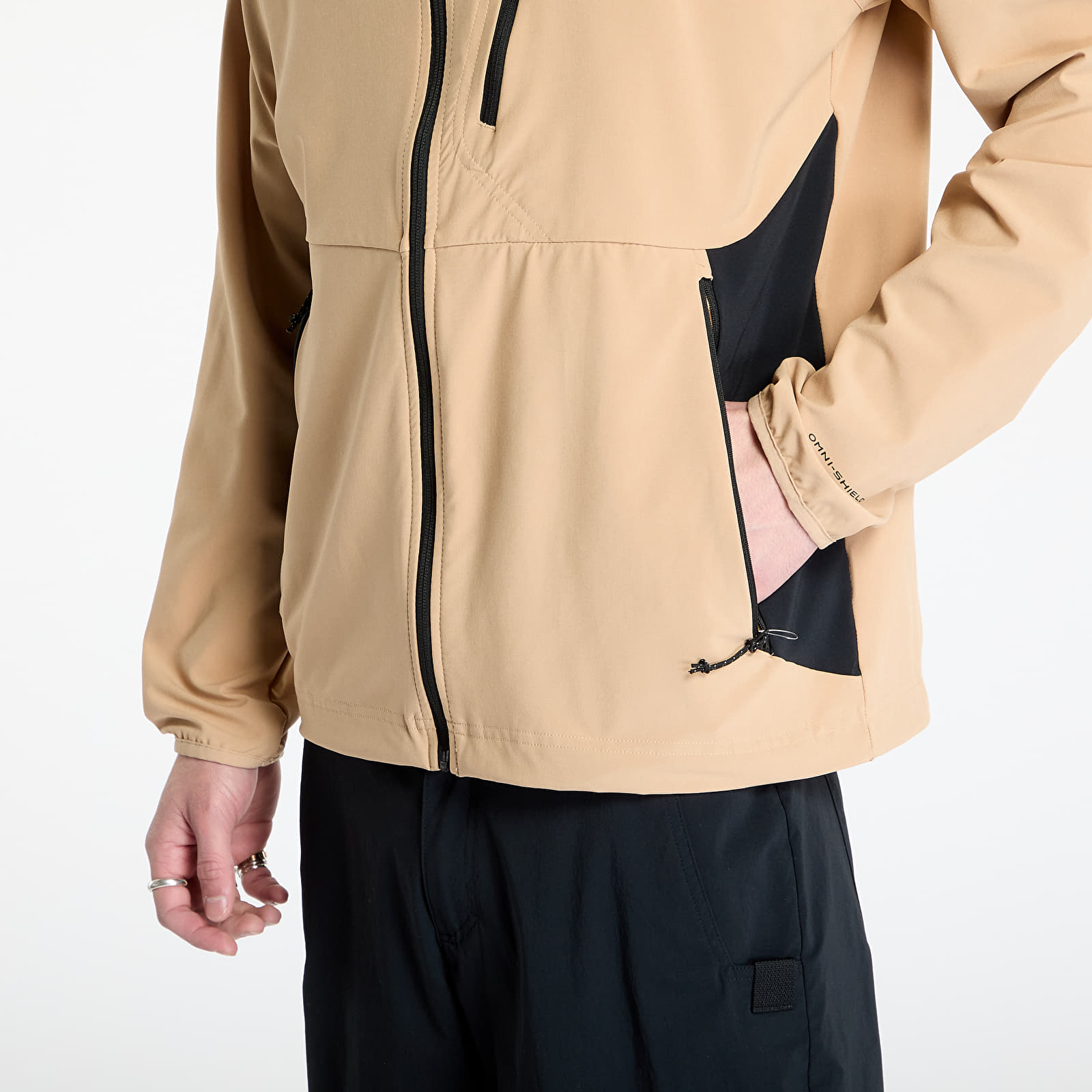 Men's jackets Columbia Triple Canyon™ Hooded Jacket Canoe/ Black