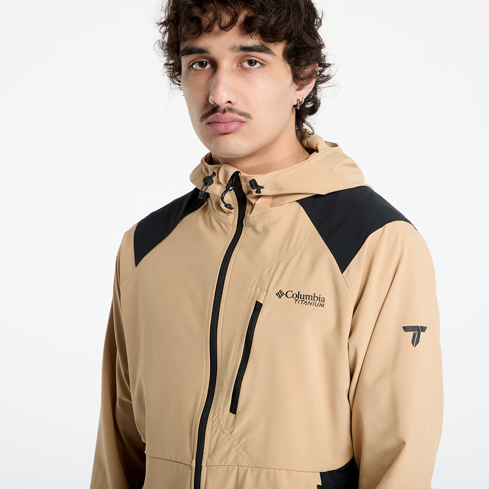 Men's jackets Columbia Triple Canyon™ Hooded Jacket Canoe/ Black