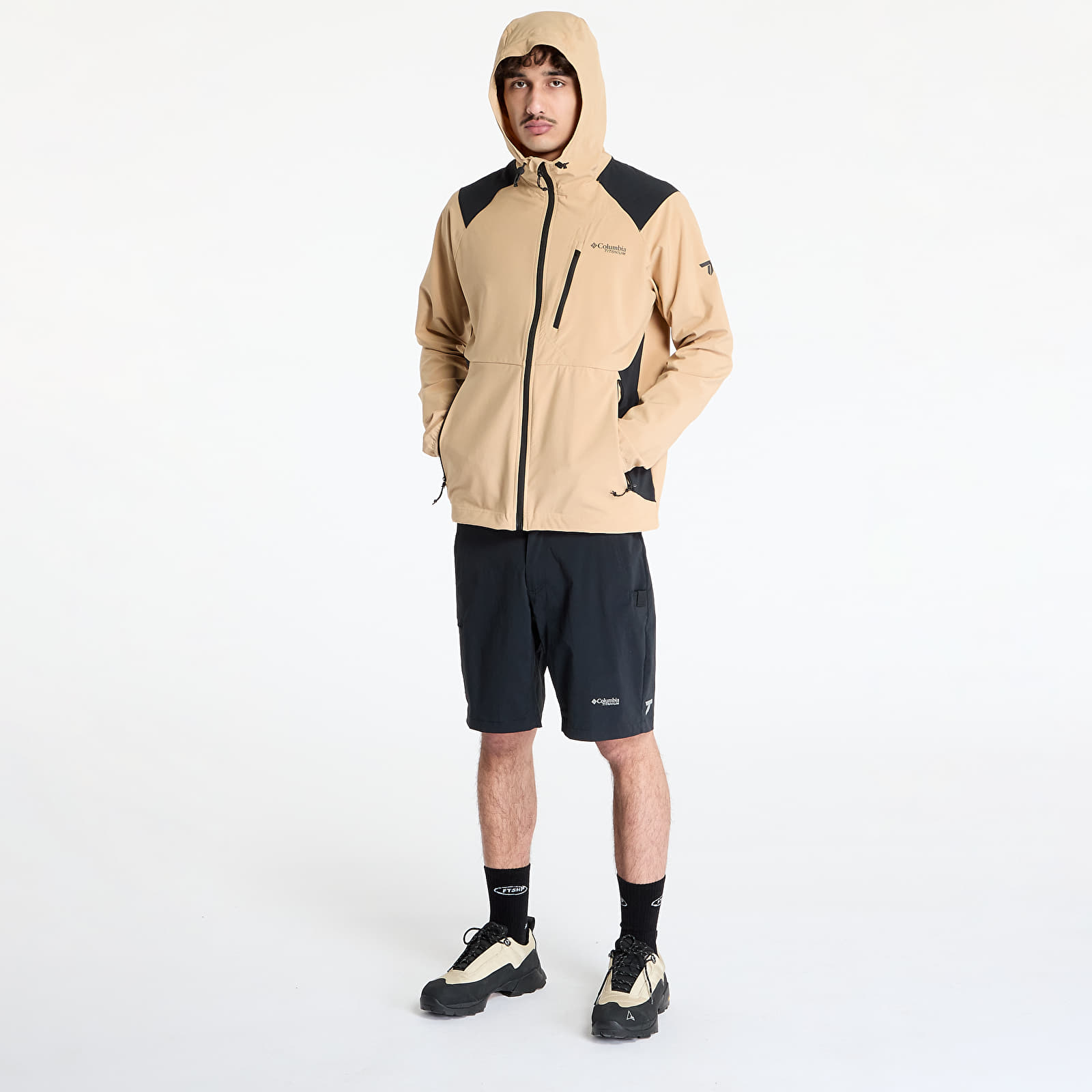 Herenjassen Columbia Triple Canyon™ Hooded Jacket Canoe/ Black