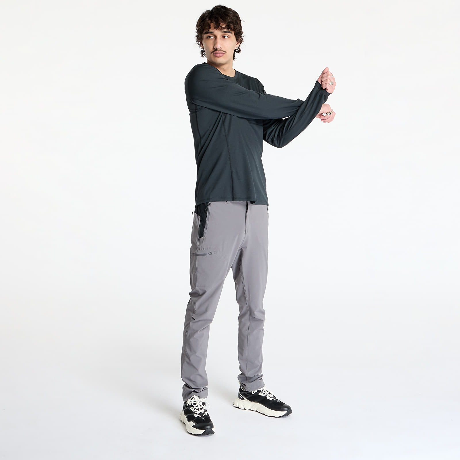 Herren-T-Shirts Columbia Cirque River™ Pro Longsleeve Crew T-Shirt Black