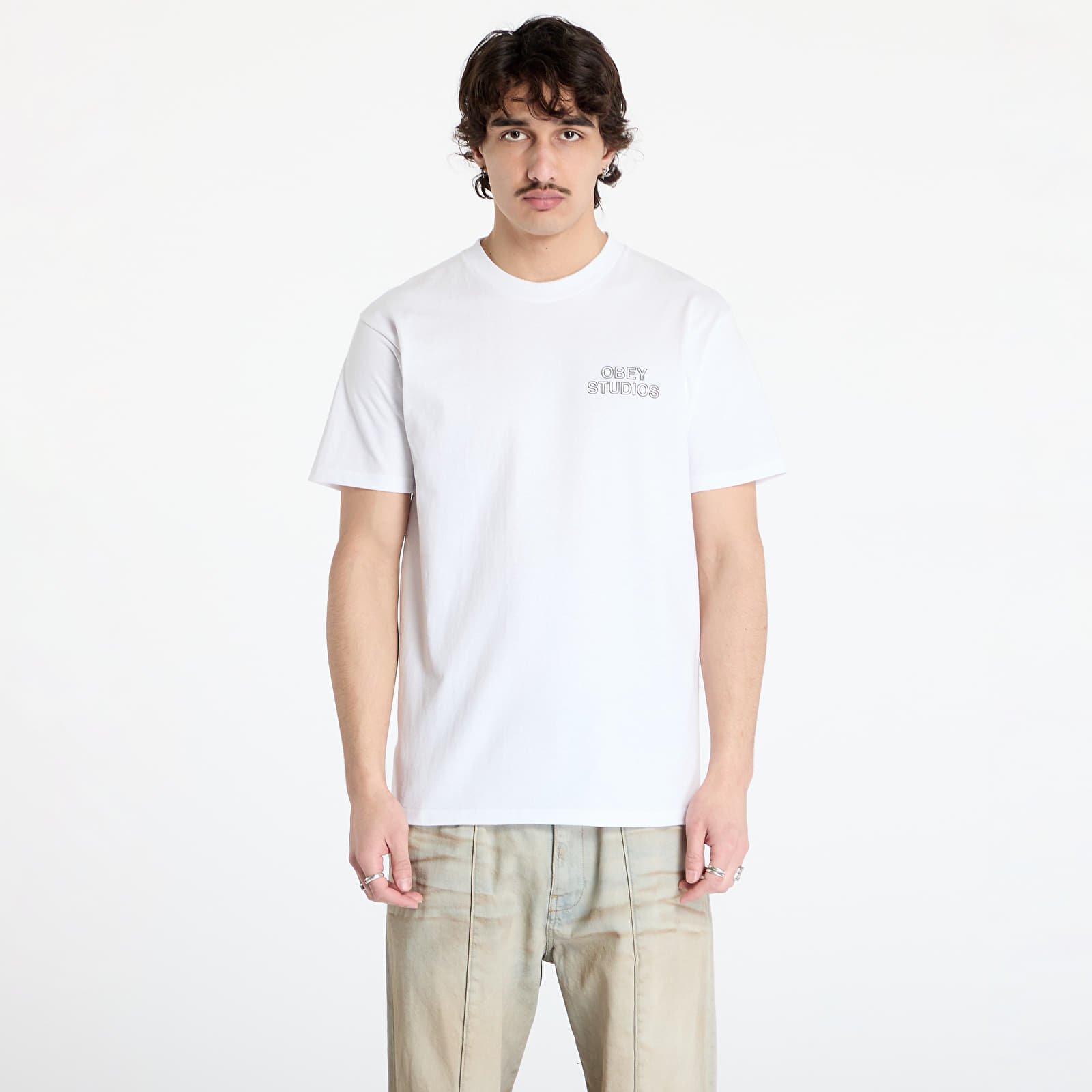 Men's T-shirts OBEY Studios Palette T-Shirt White