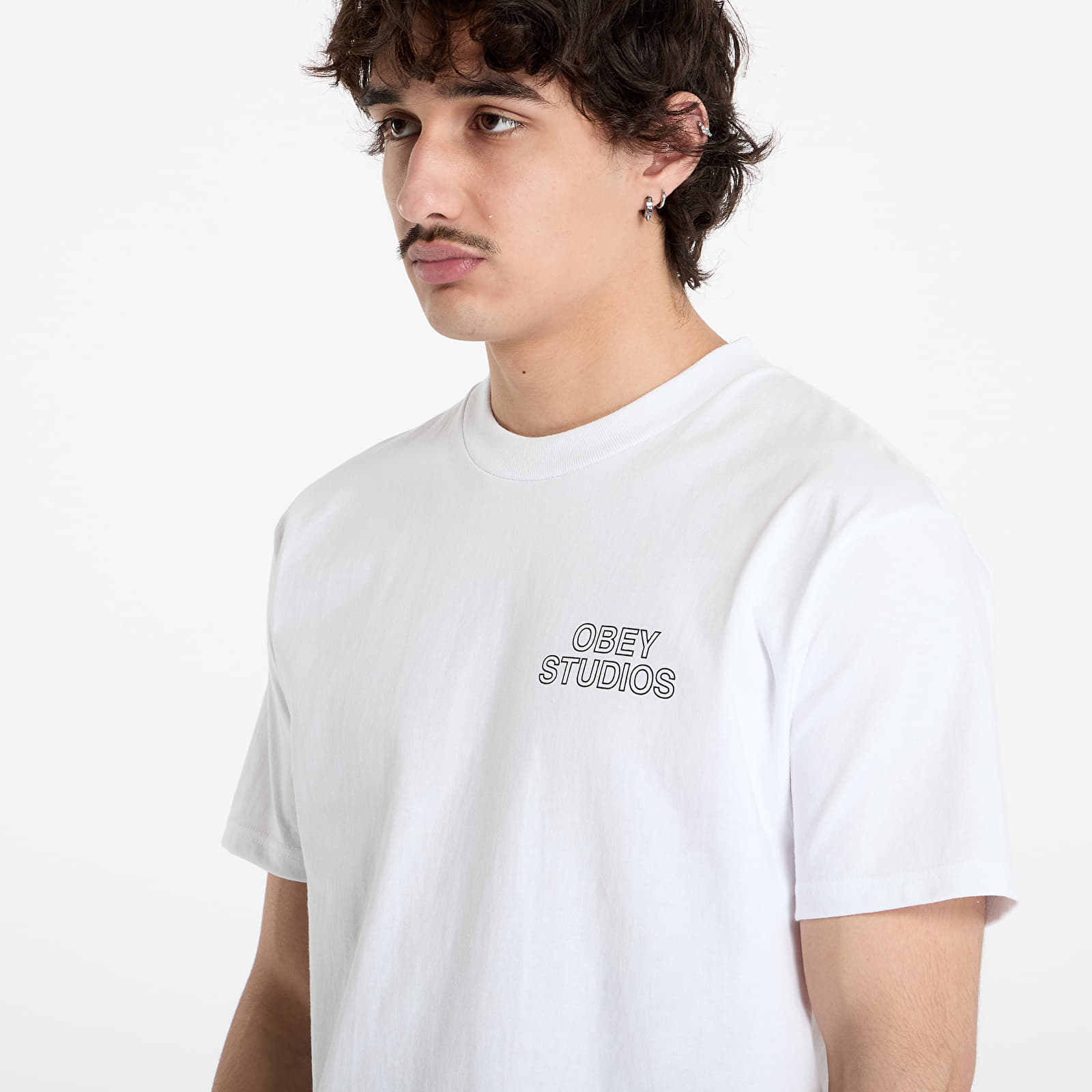 Men's T-shirts OBEY Studios Palette T-Shirt White